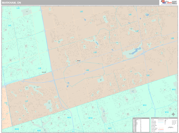 Markham Wall Map