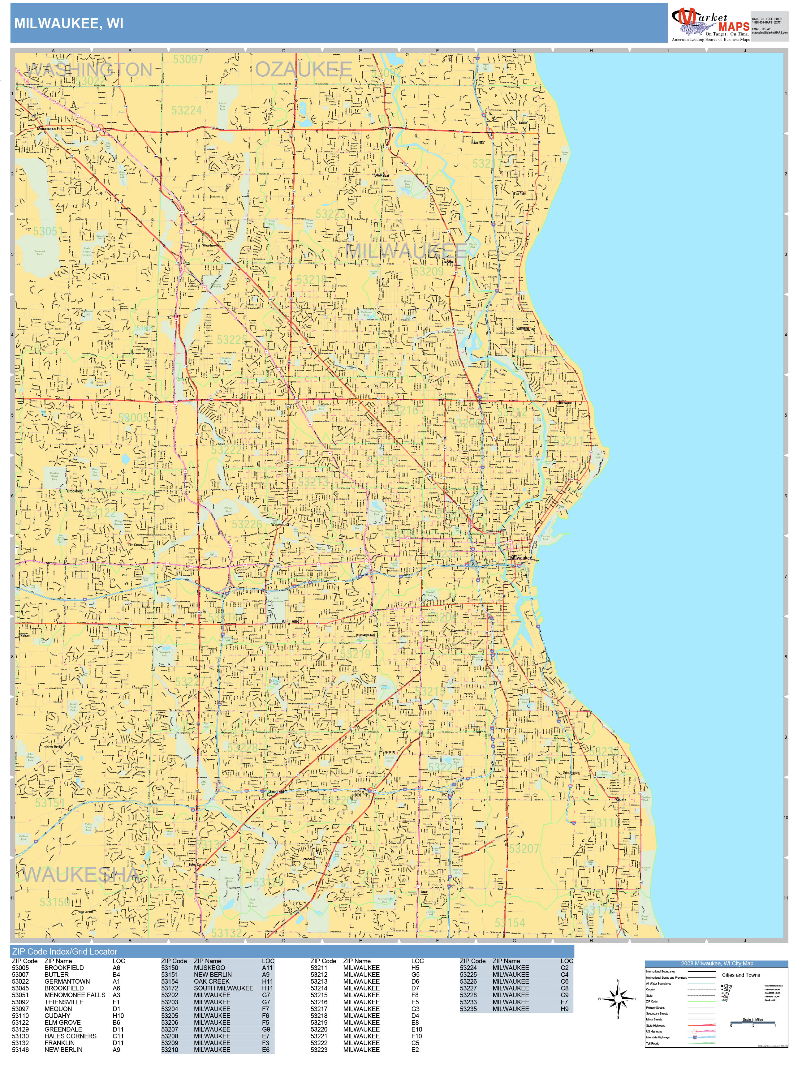 Zip Code Map Of Milwaukee Draw A Topographic Map | Images and Photos finder