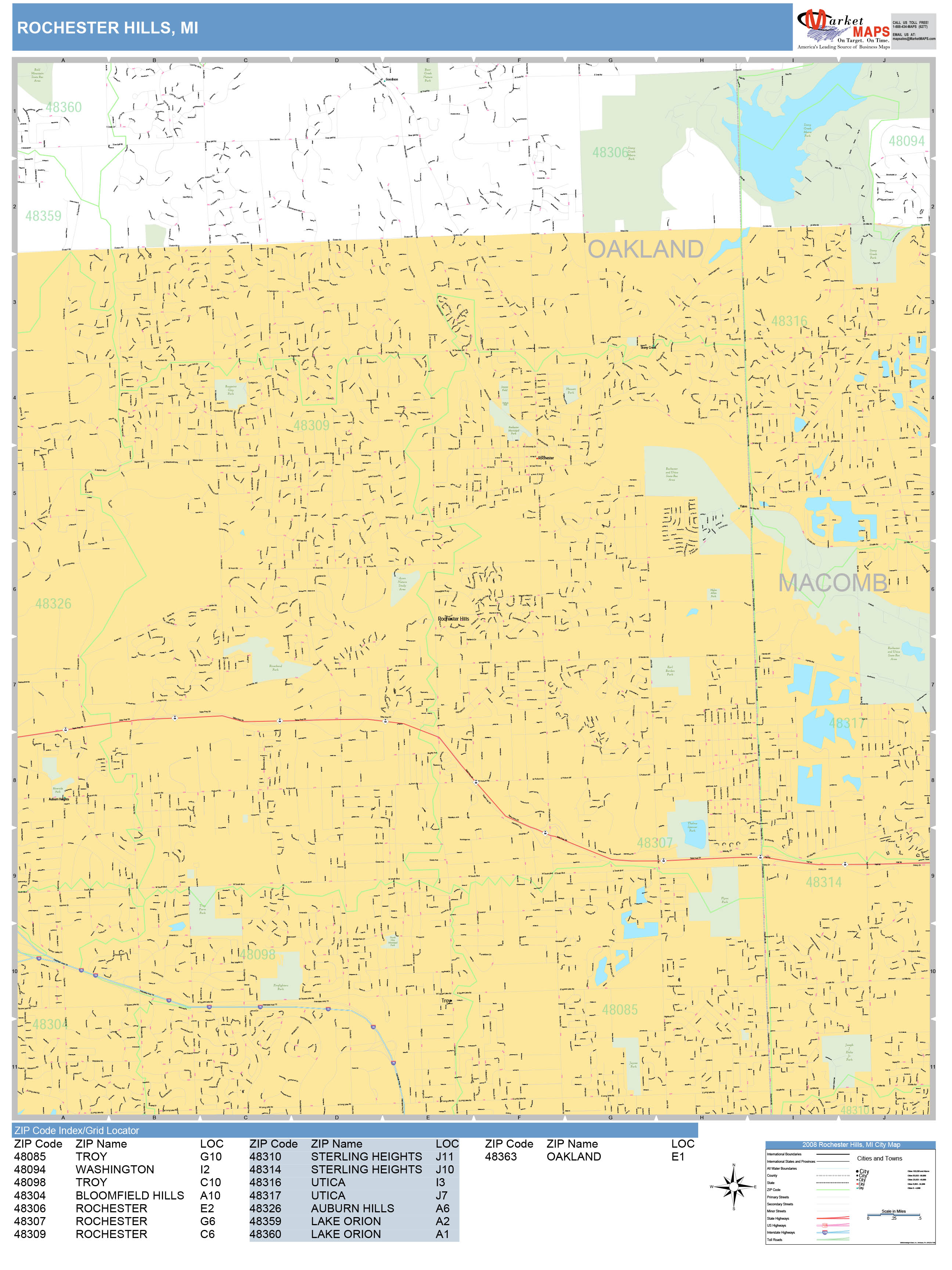 Zip Code For Rochester Hills Michigannull