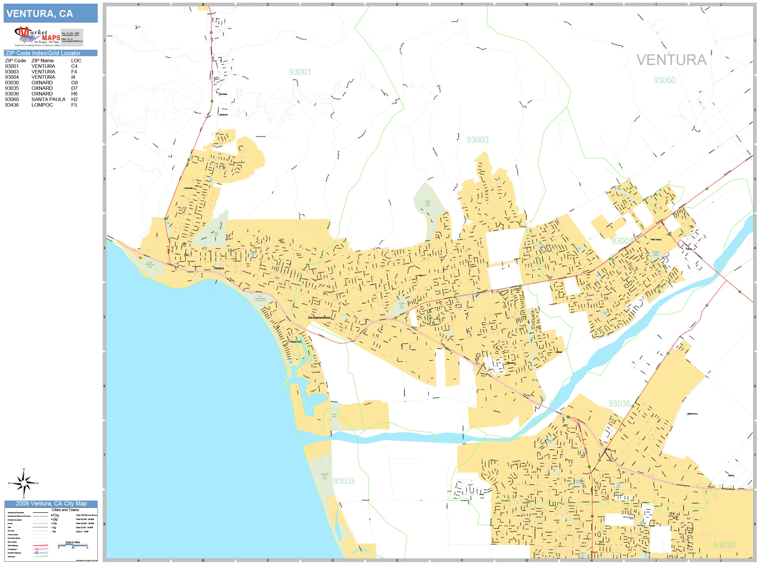 Ventura County Map