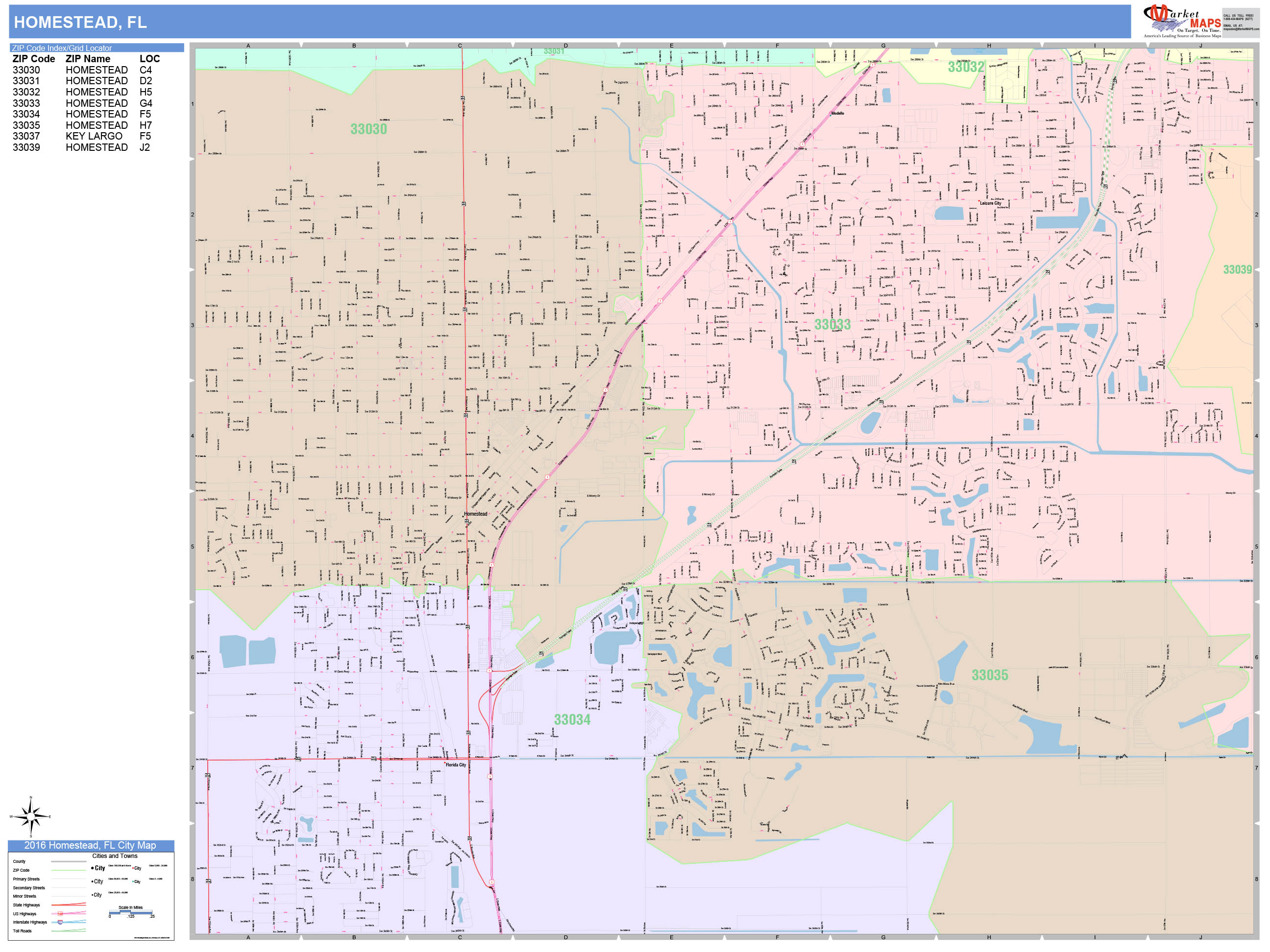 Homestead Florida Zip Code Map Printable Maps Online