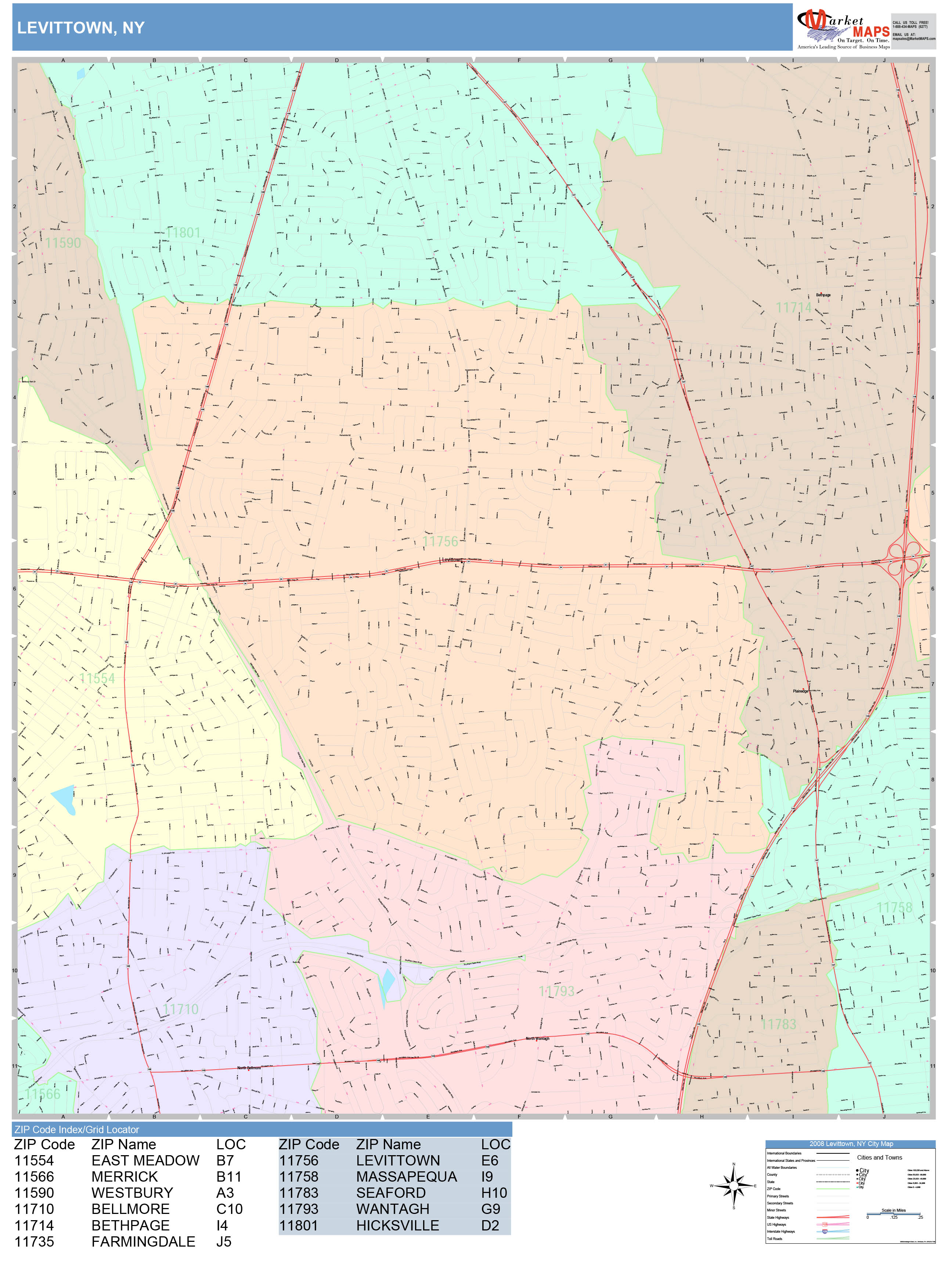 Levittown Pennsylvania Wall Map Basic Style By Market vrogue.co