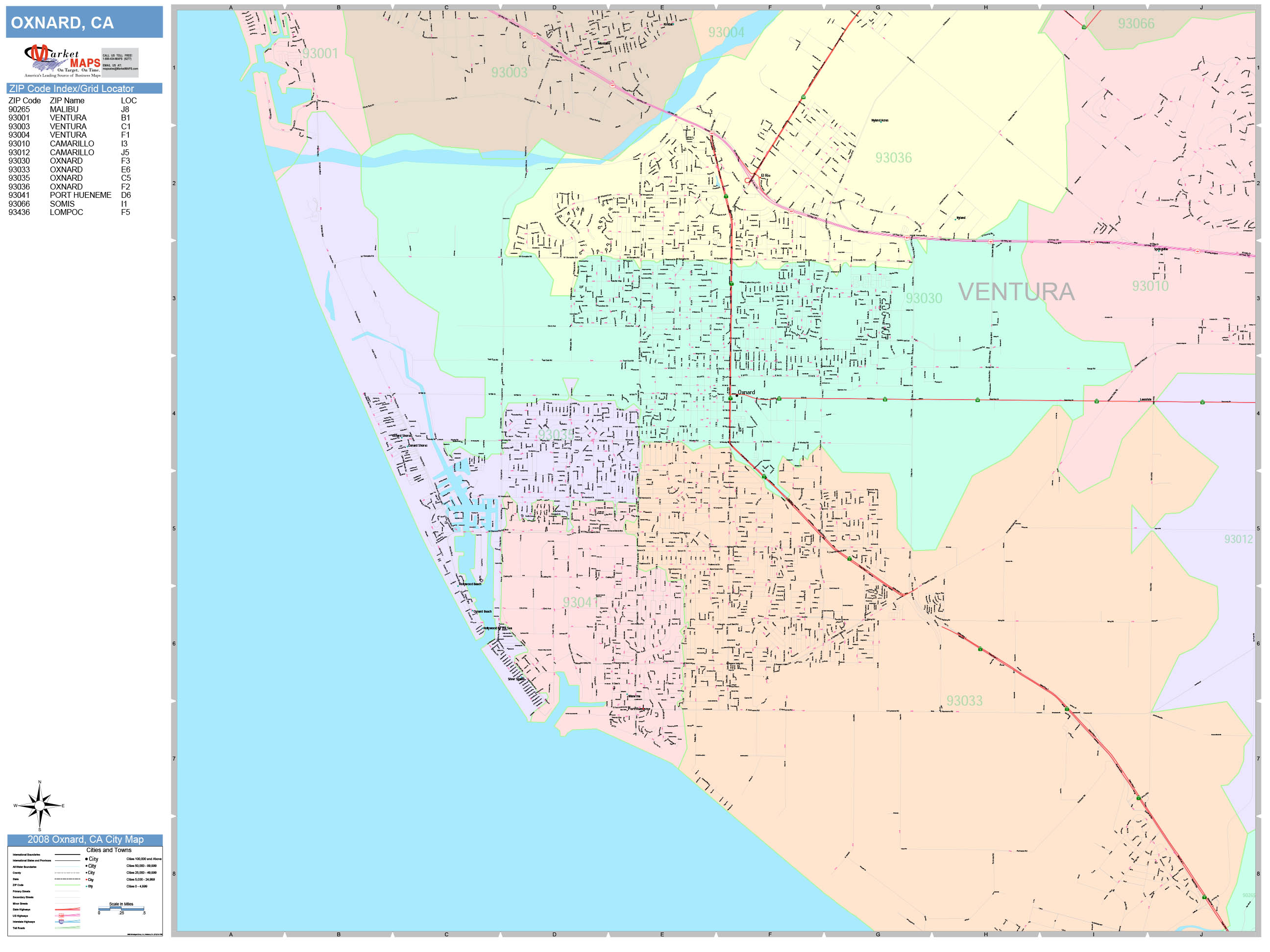 Driving Directions To Oxnard California - dhi0u8b