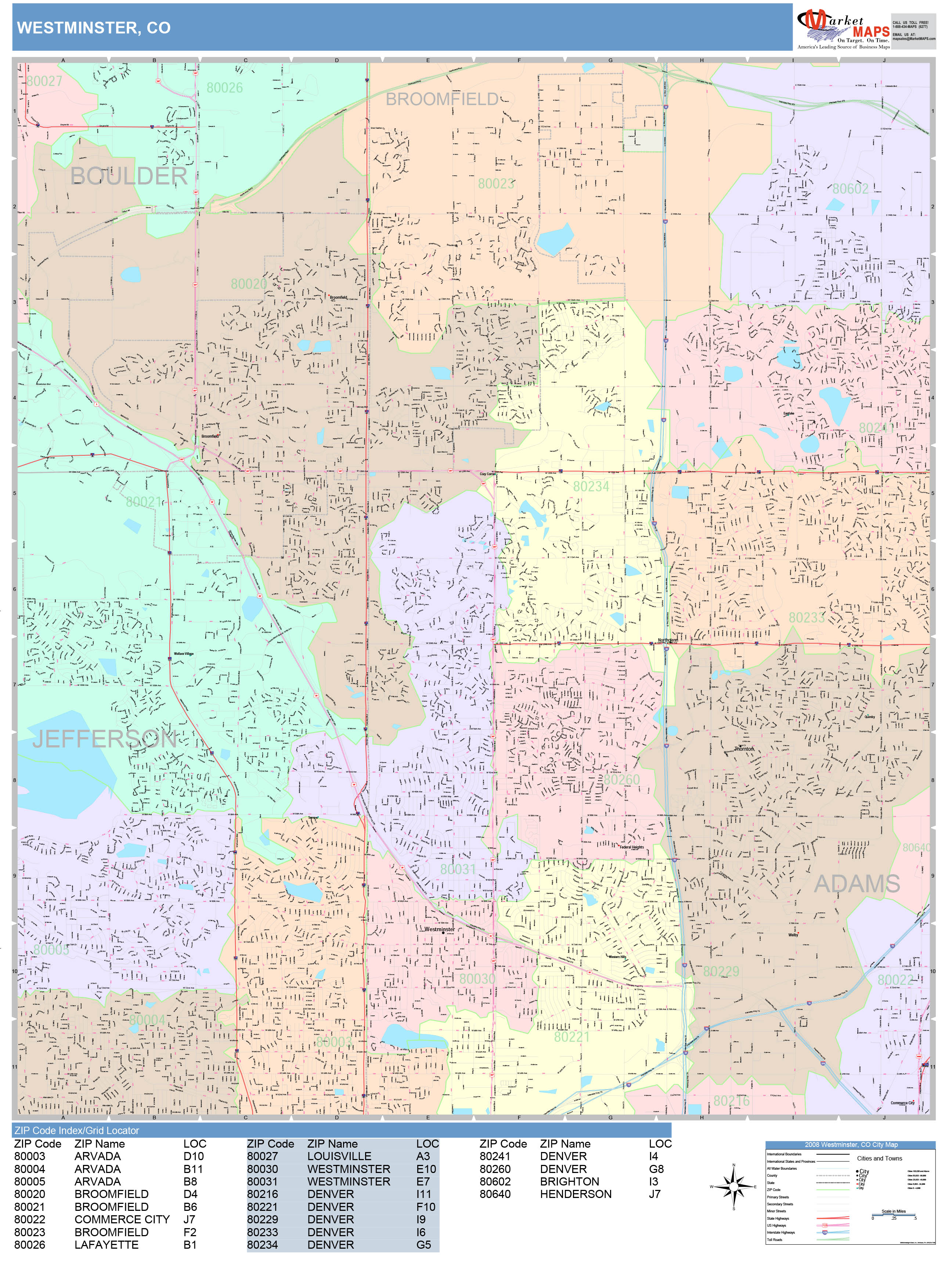 Westminster Colorado Zip Code Map United States Map
