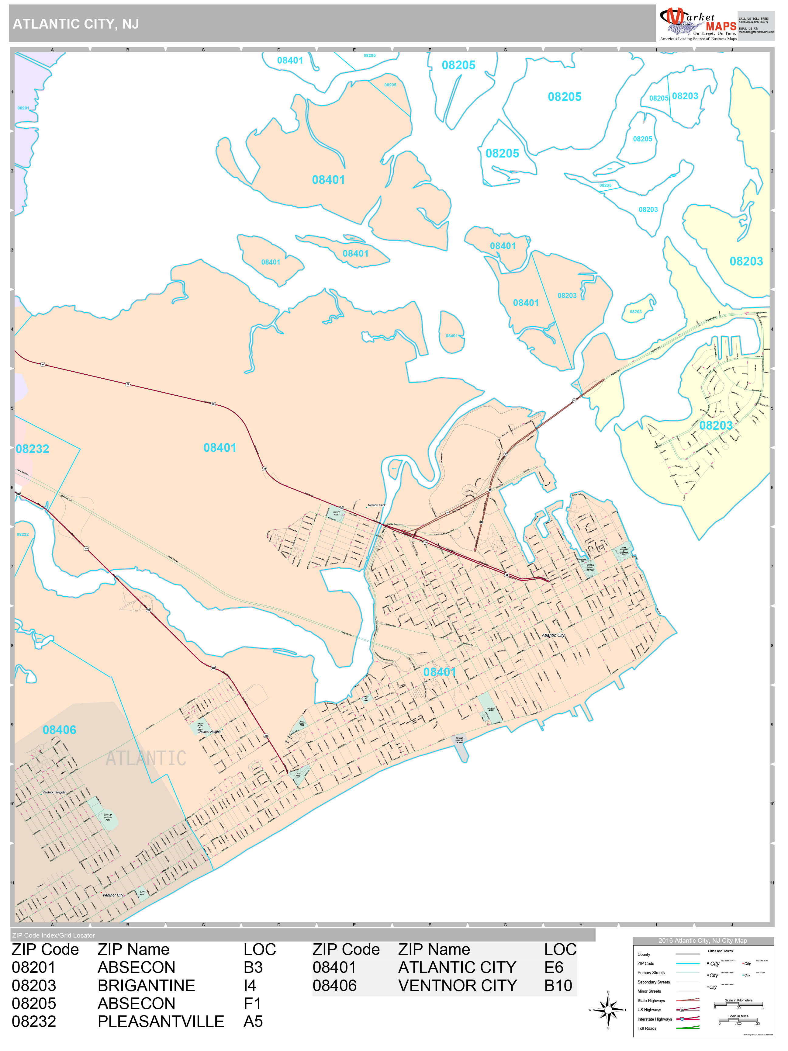 new jersey zip code atlantic city