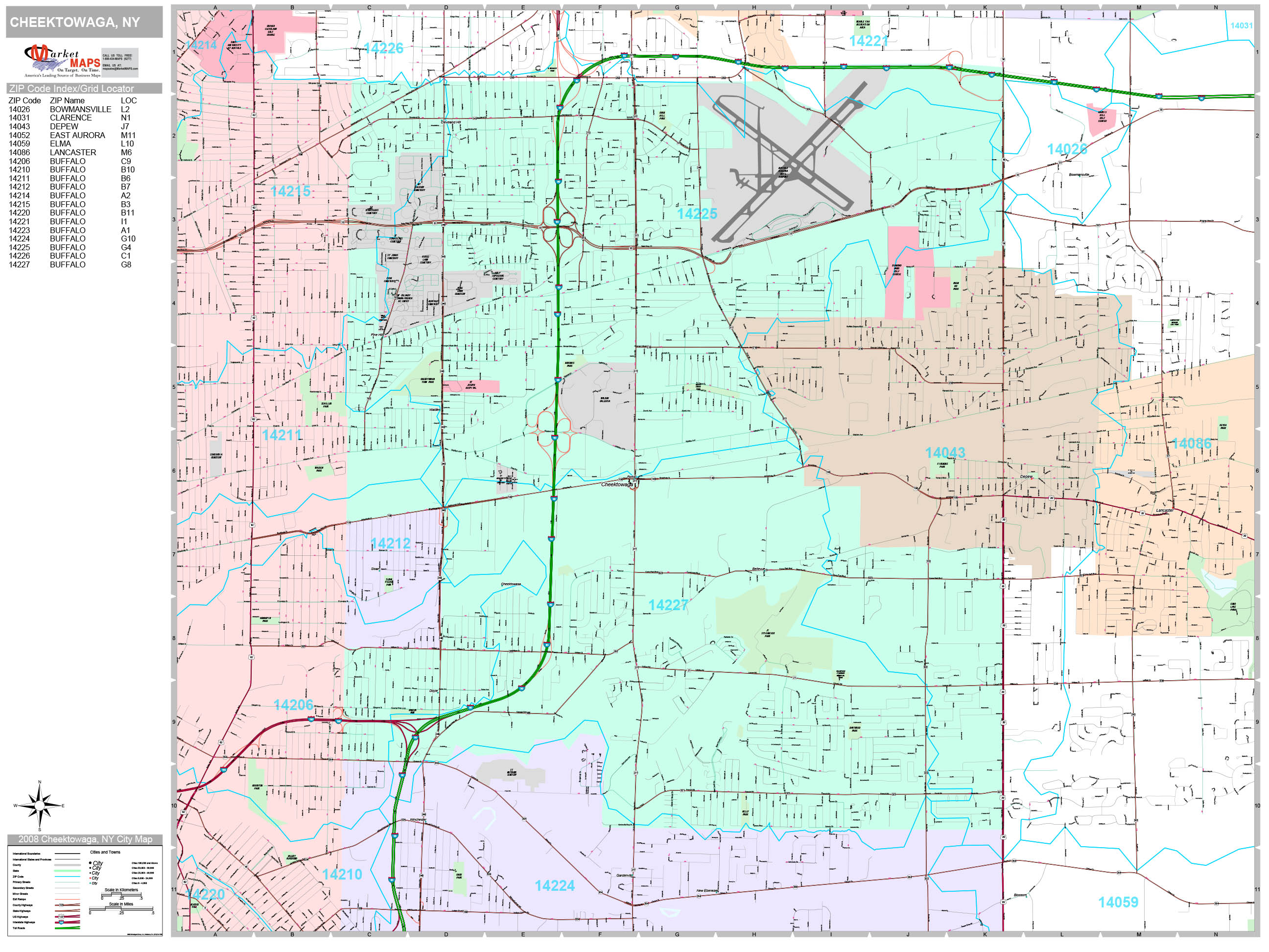 Cheektowaga Ny Zip Code Map Map