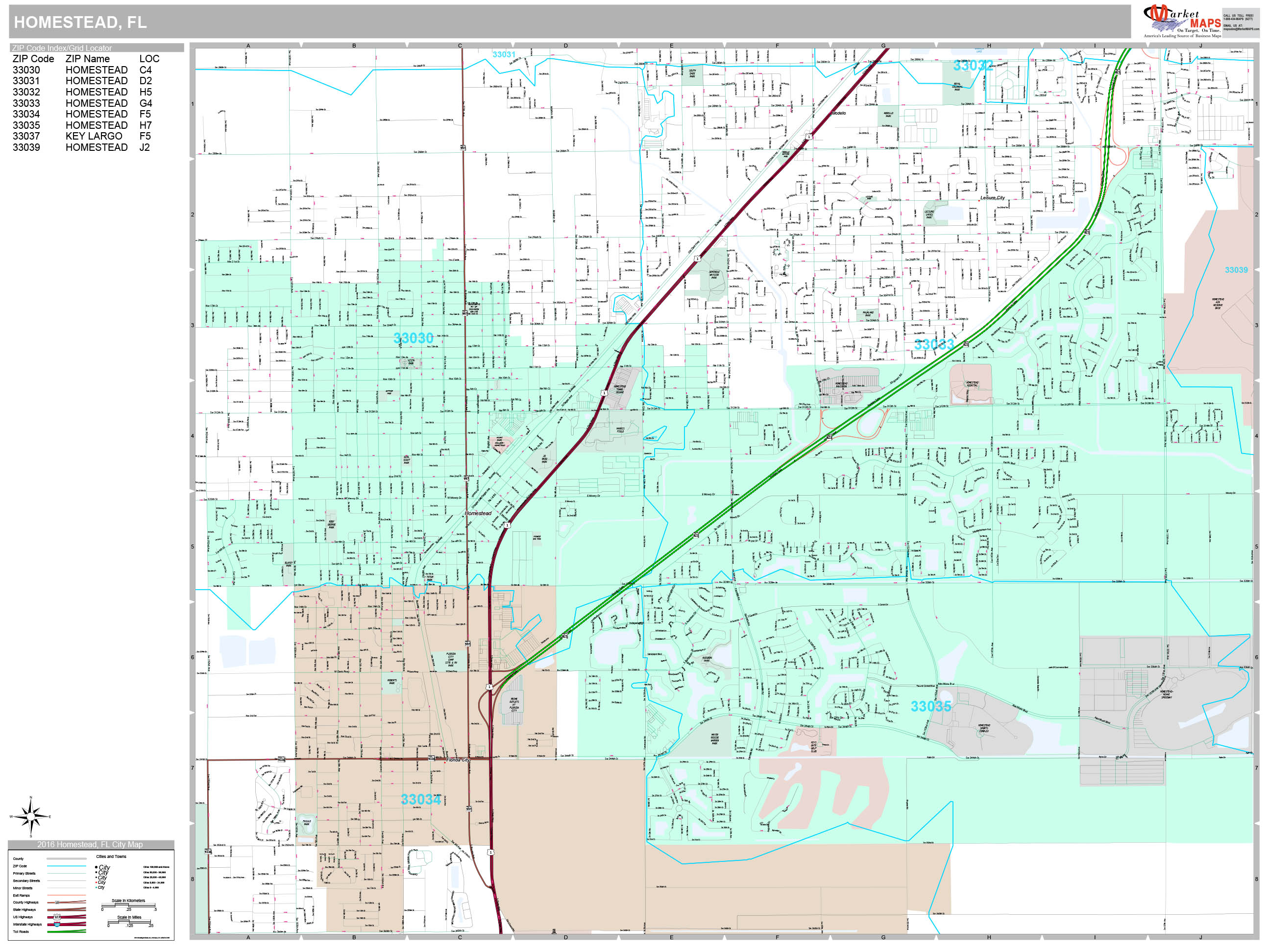 Homestead Fl Zip Code Map United States Map