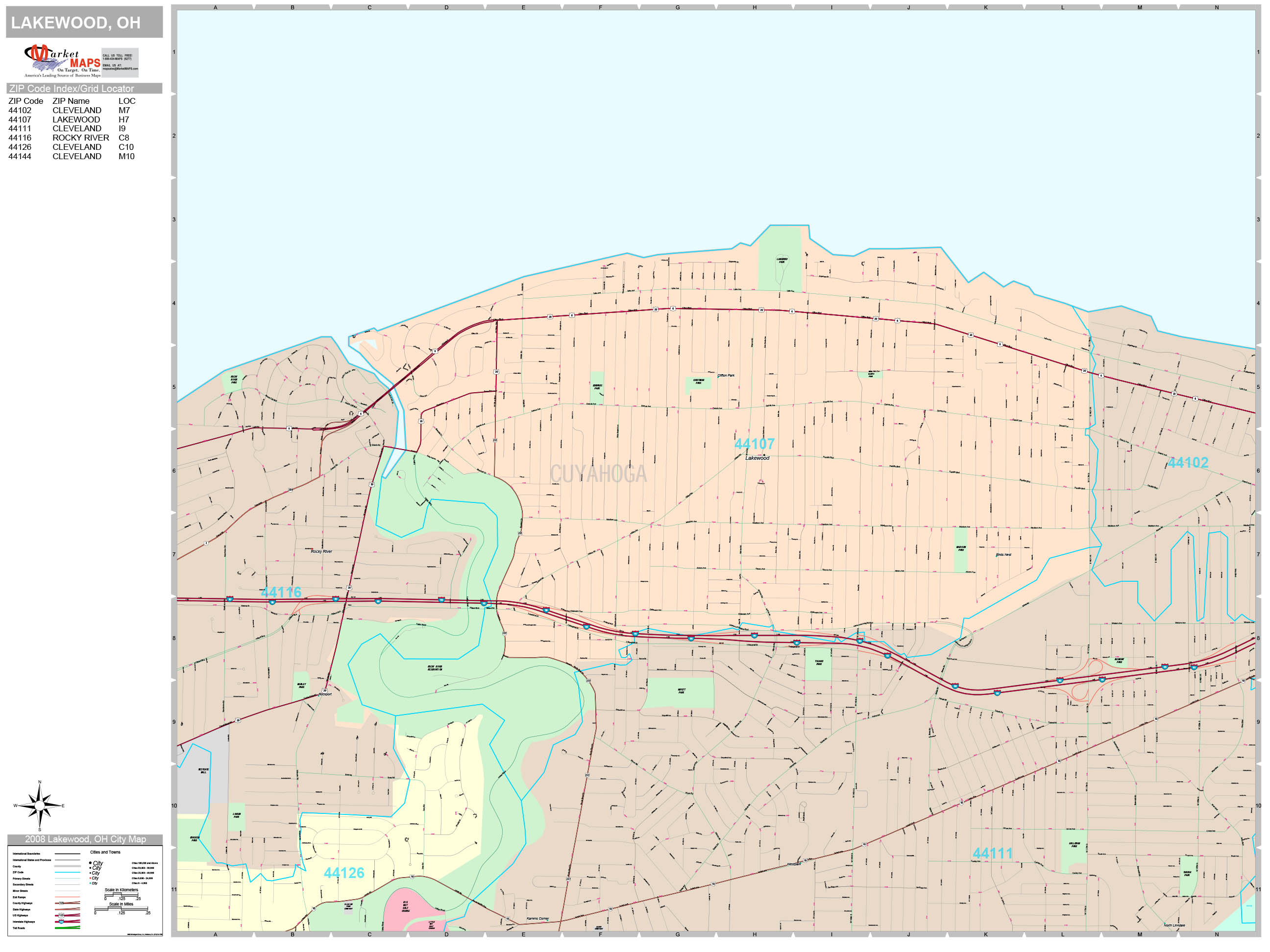 Lakewood Ohio Zip Code Map Map Sexiz Pix