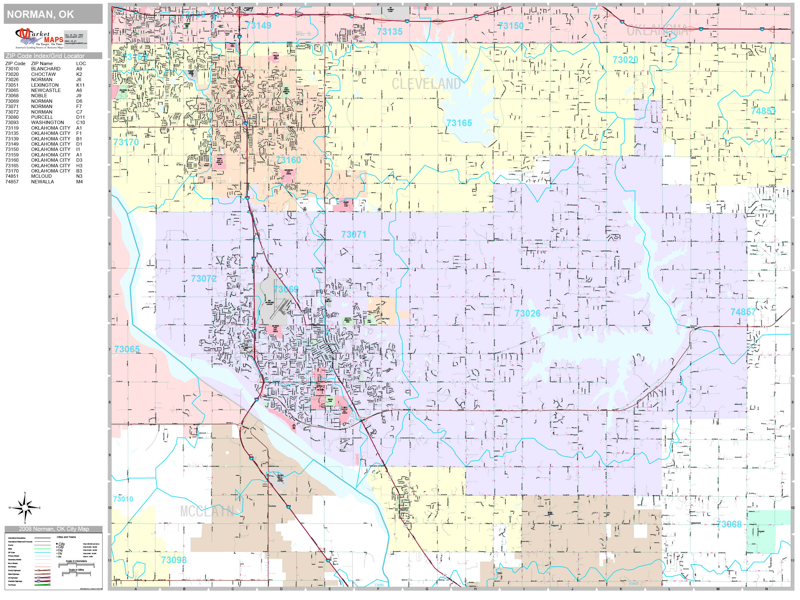 Norman City Limits Map