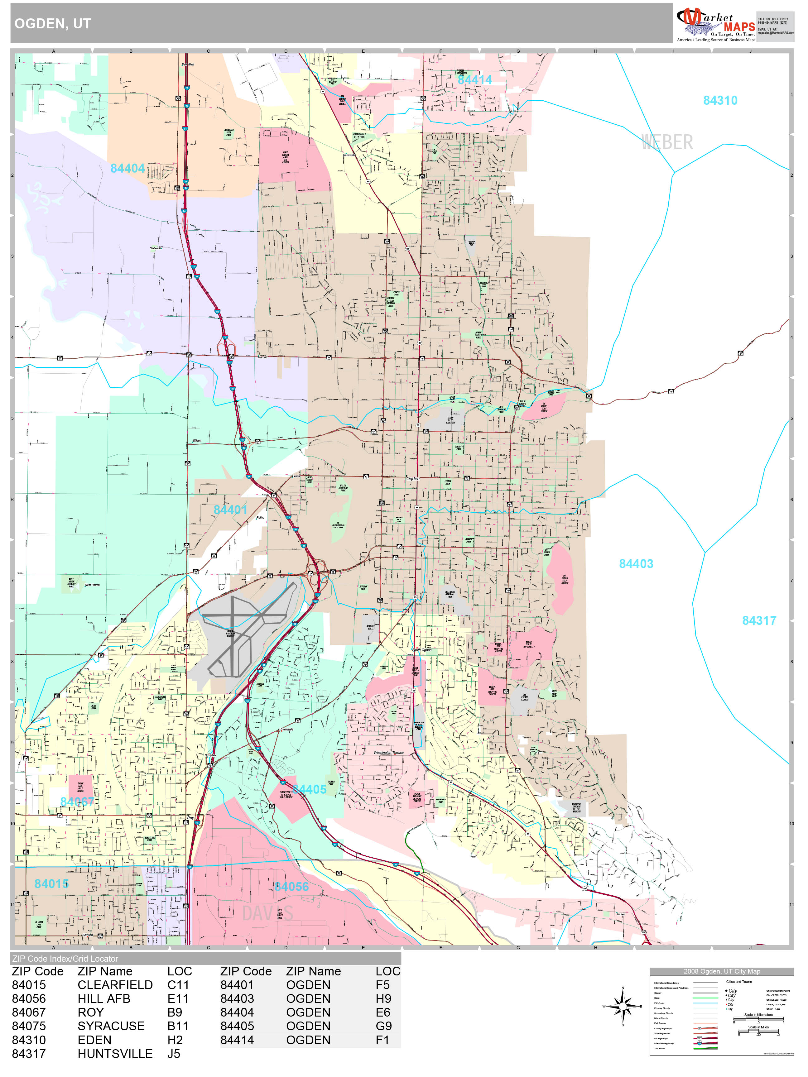Ogden Ut Zip Code Map United States Map