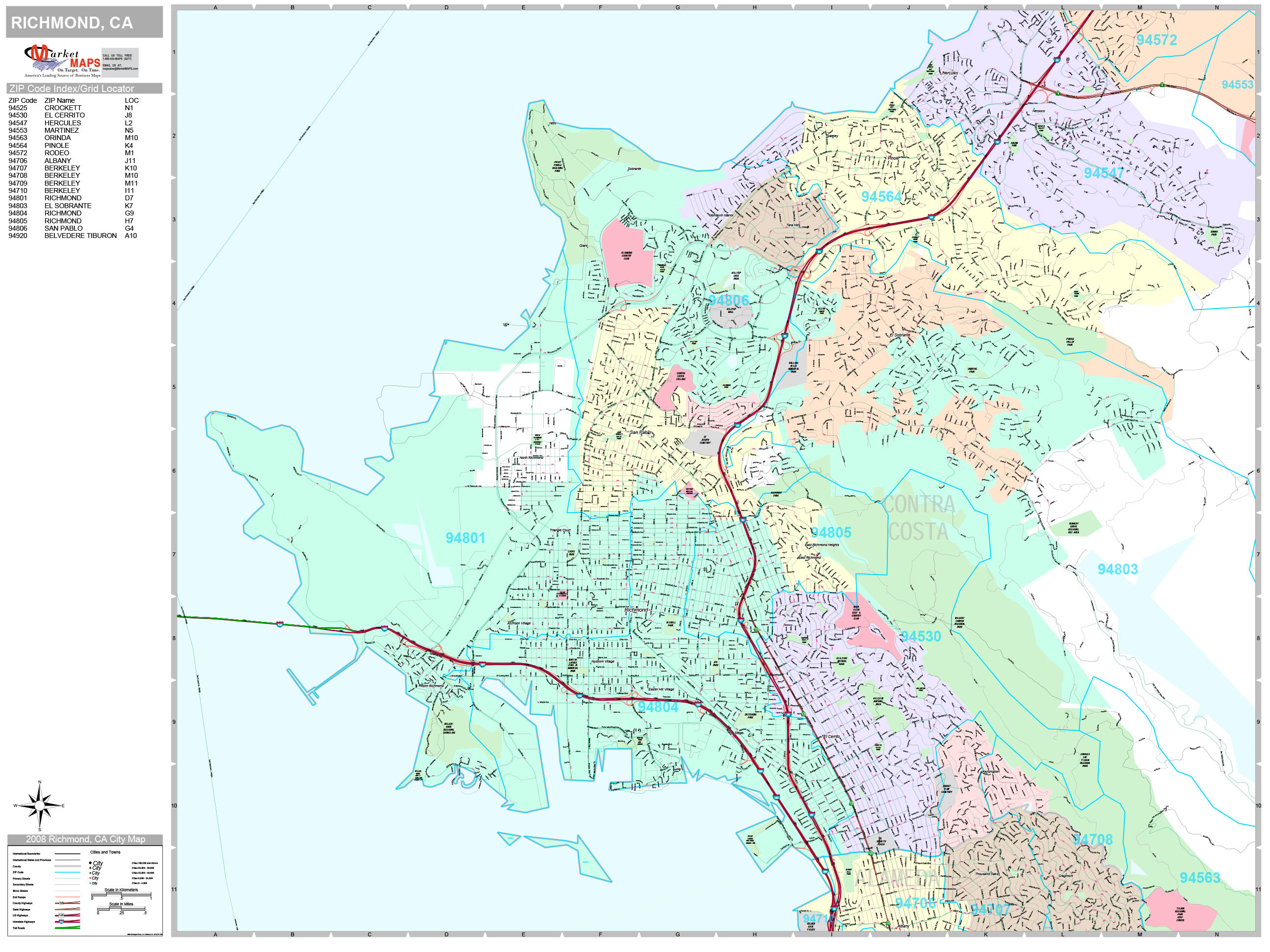 Richmond Ca Neighborhood Map