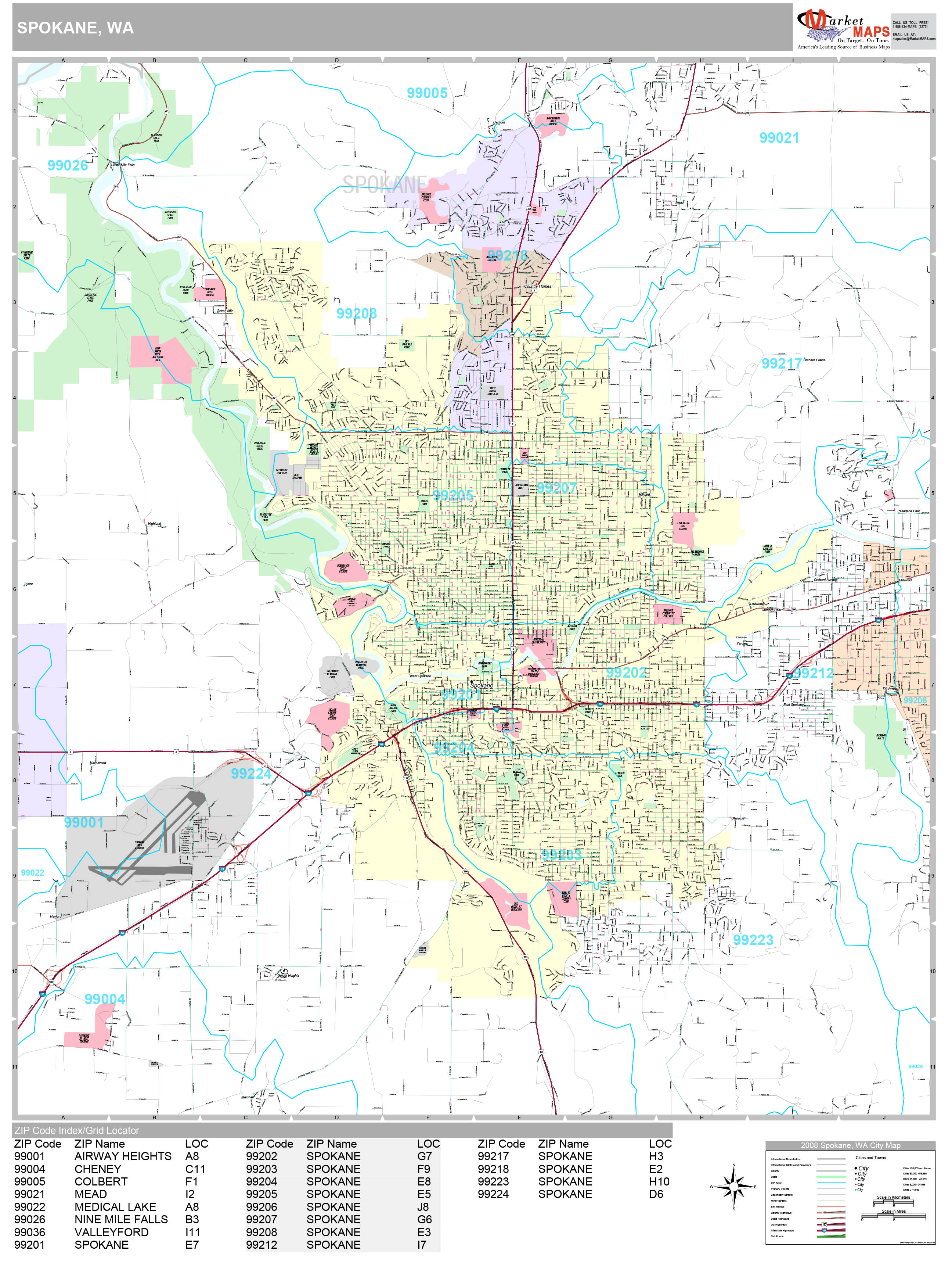 spokane county assessors maps