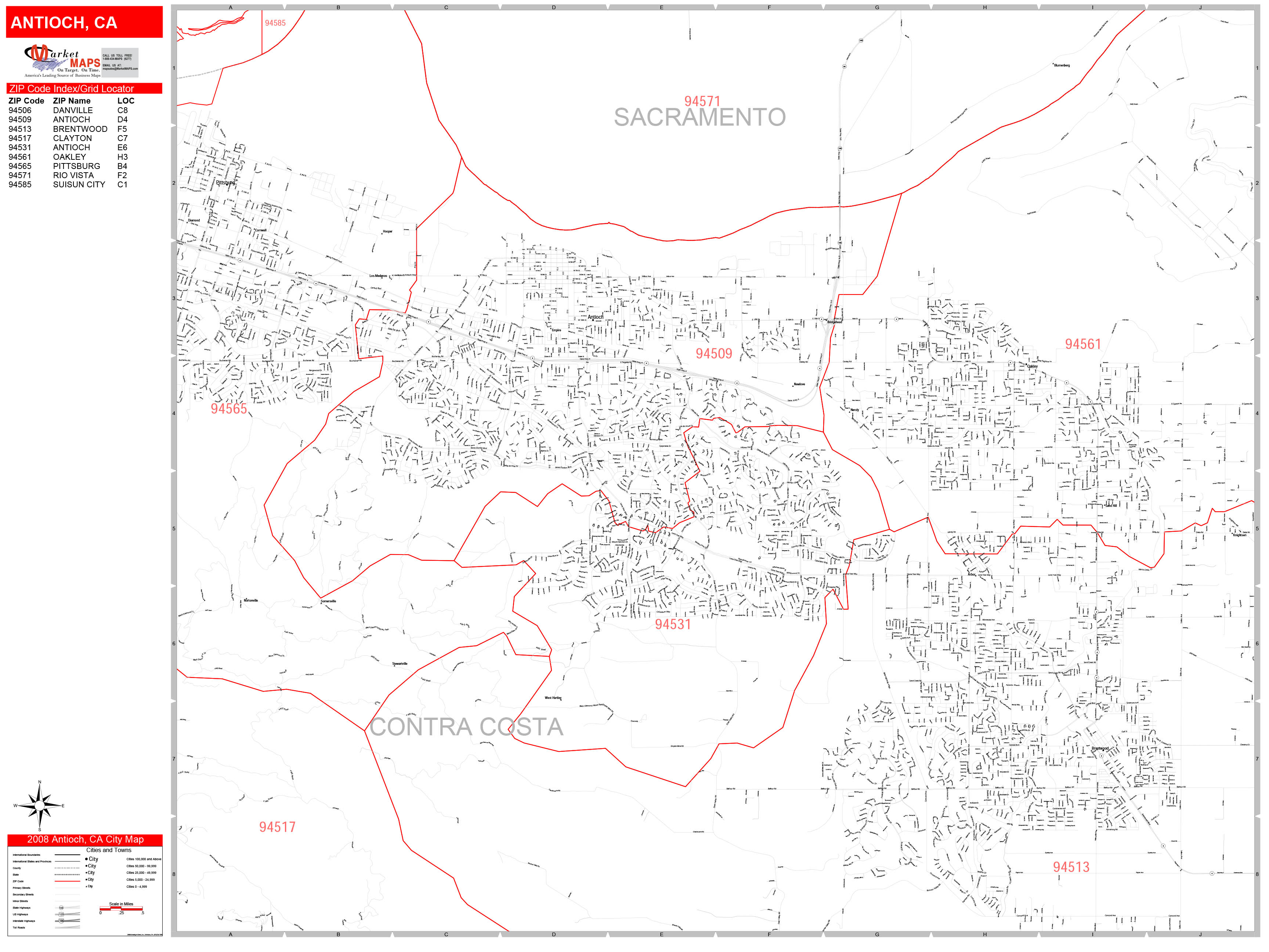 Antioch Il Zip Code Map United States Map