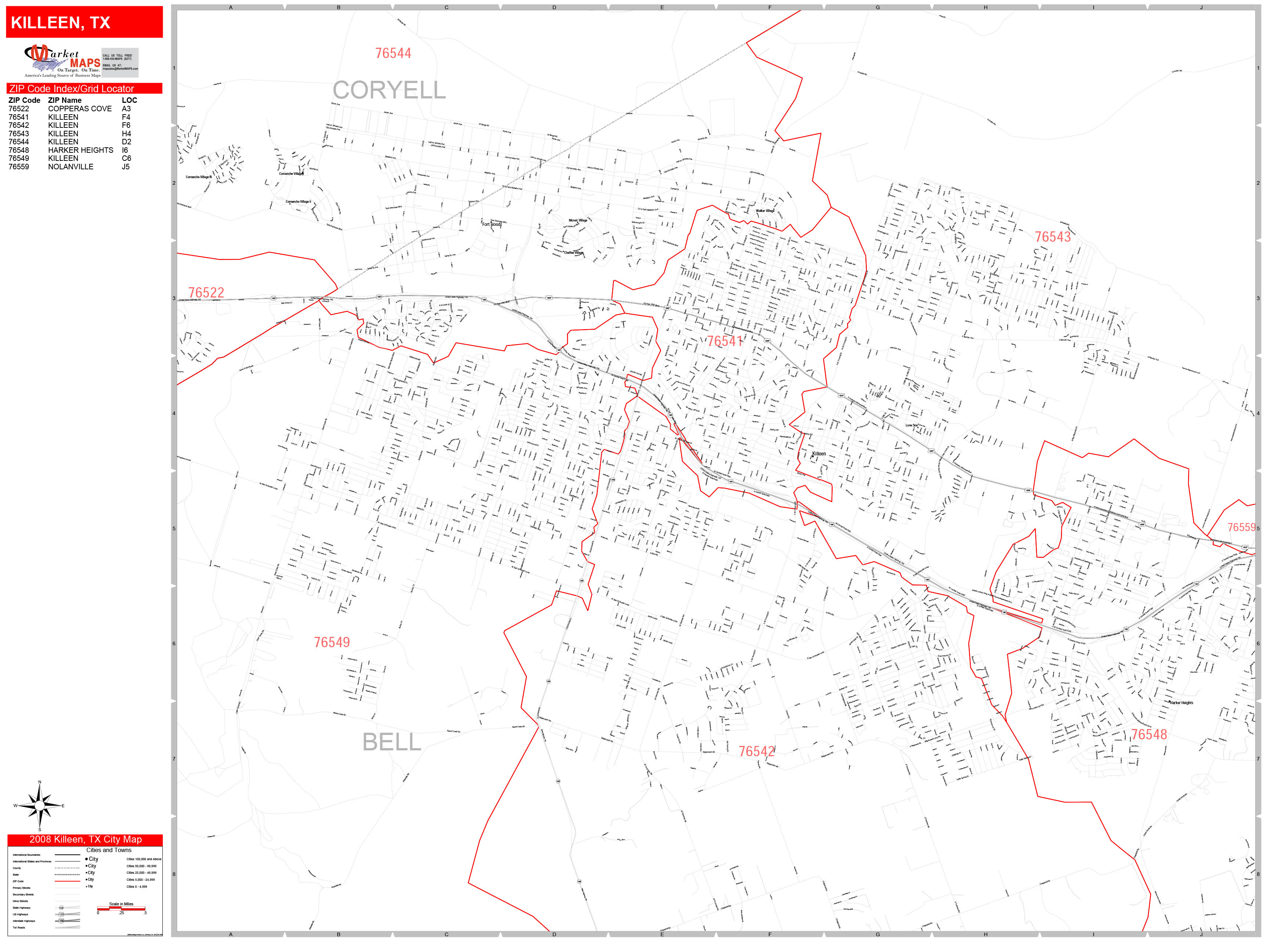 city-of-killeen-zip-code-map