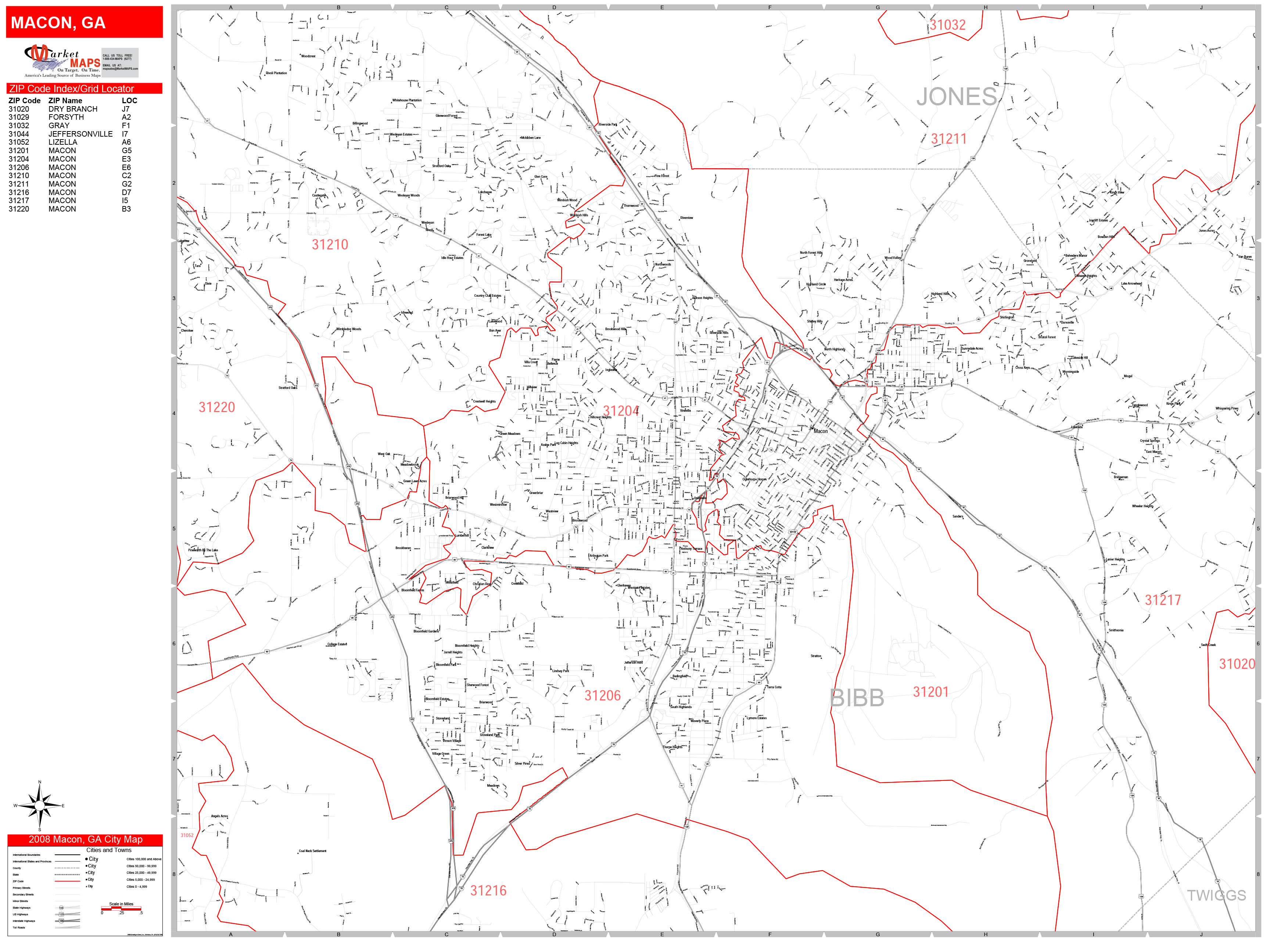 Zip Code Wall Map Red Line Style By Marketmap vrogue.co