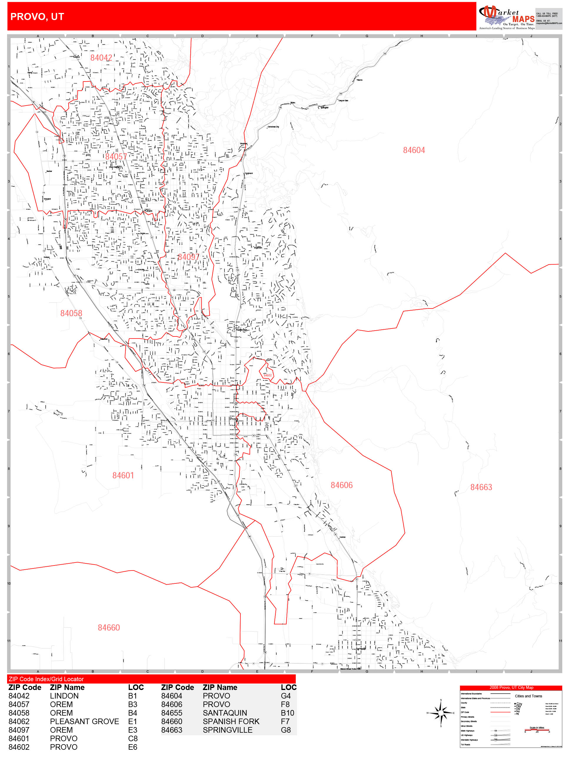 Provo Utah Zip Code Map Map