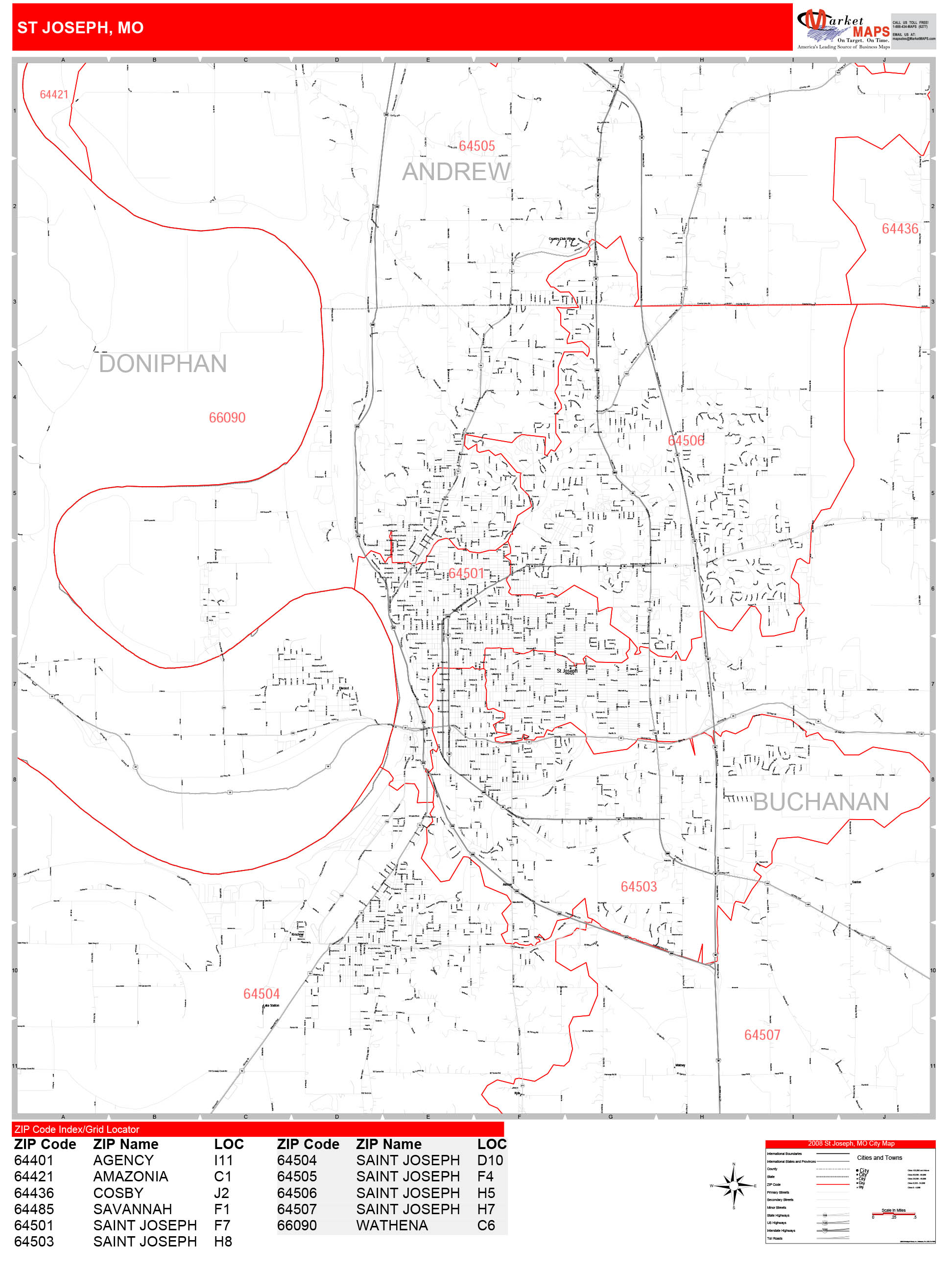 St Joseph Mo Zip Code