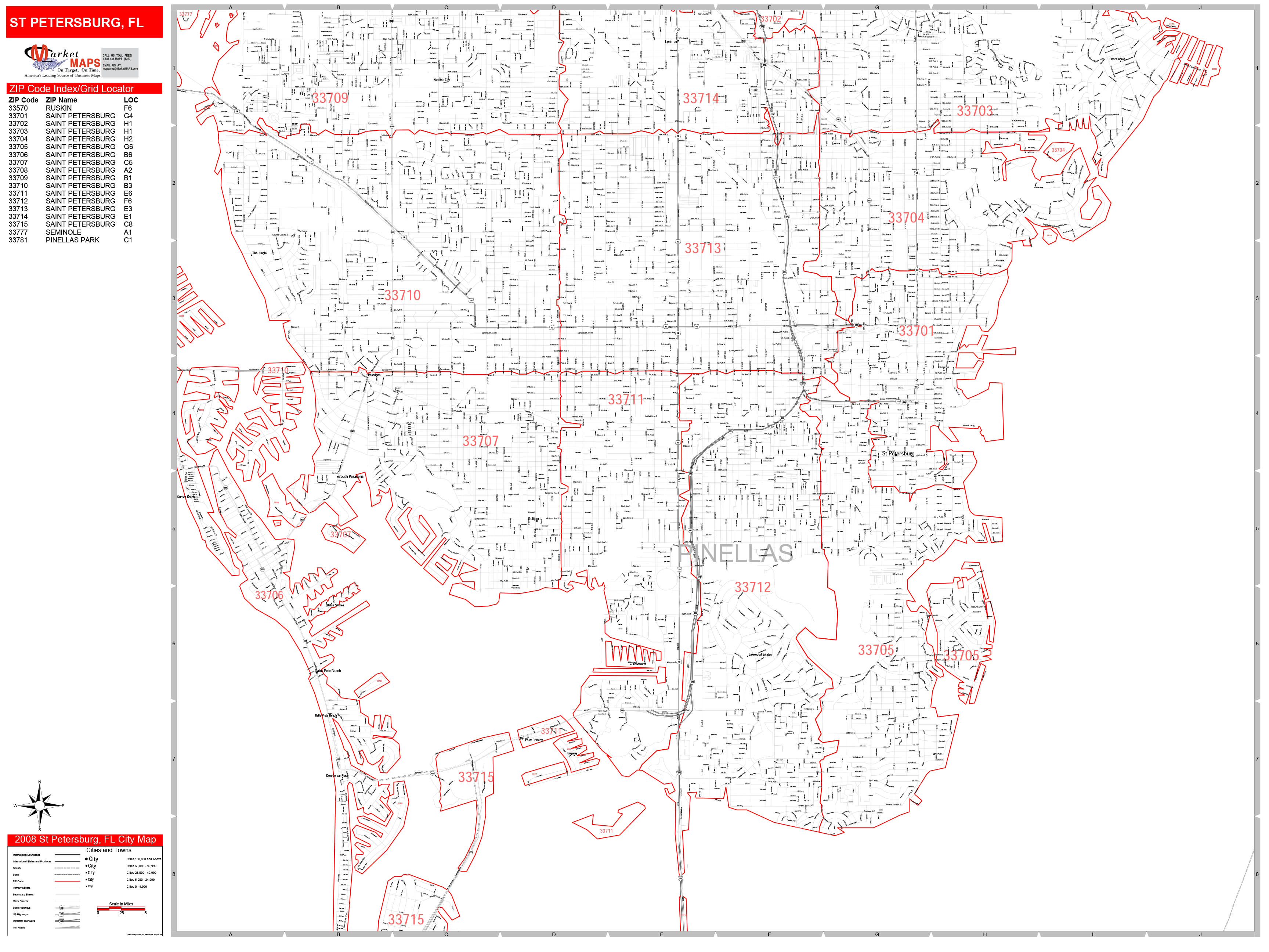 St Petersburg Zip Codes