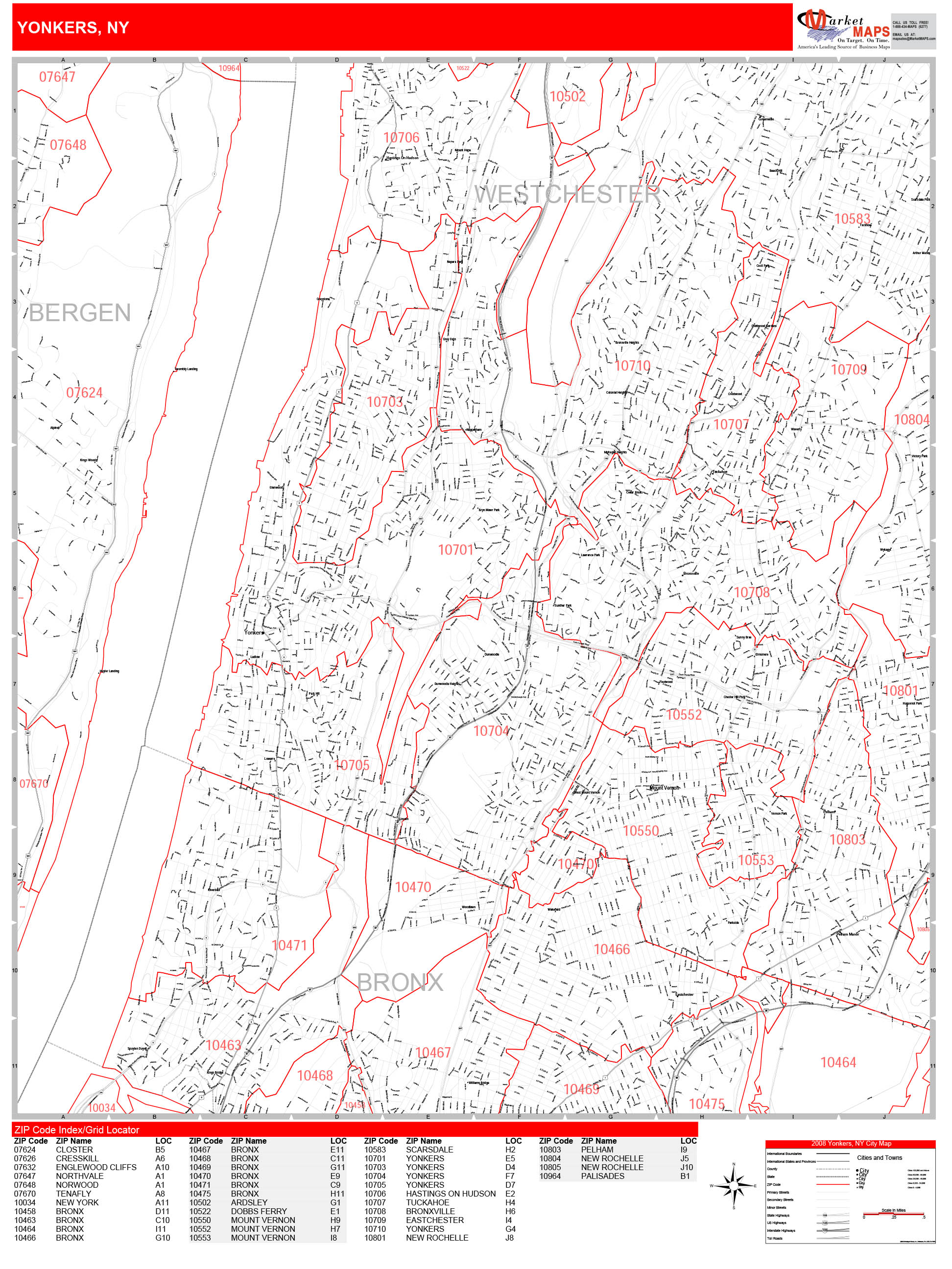 Executive Boulevard Yonkers Map