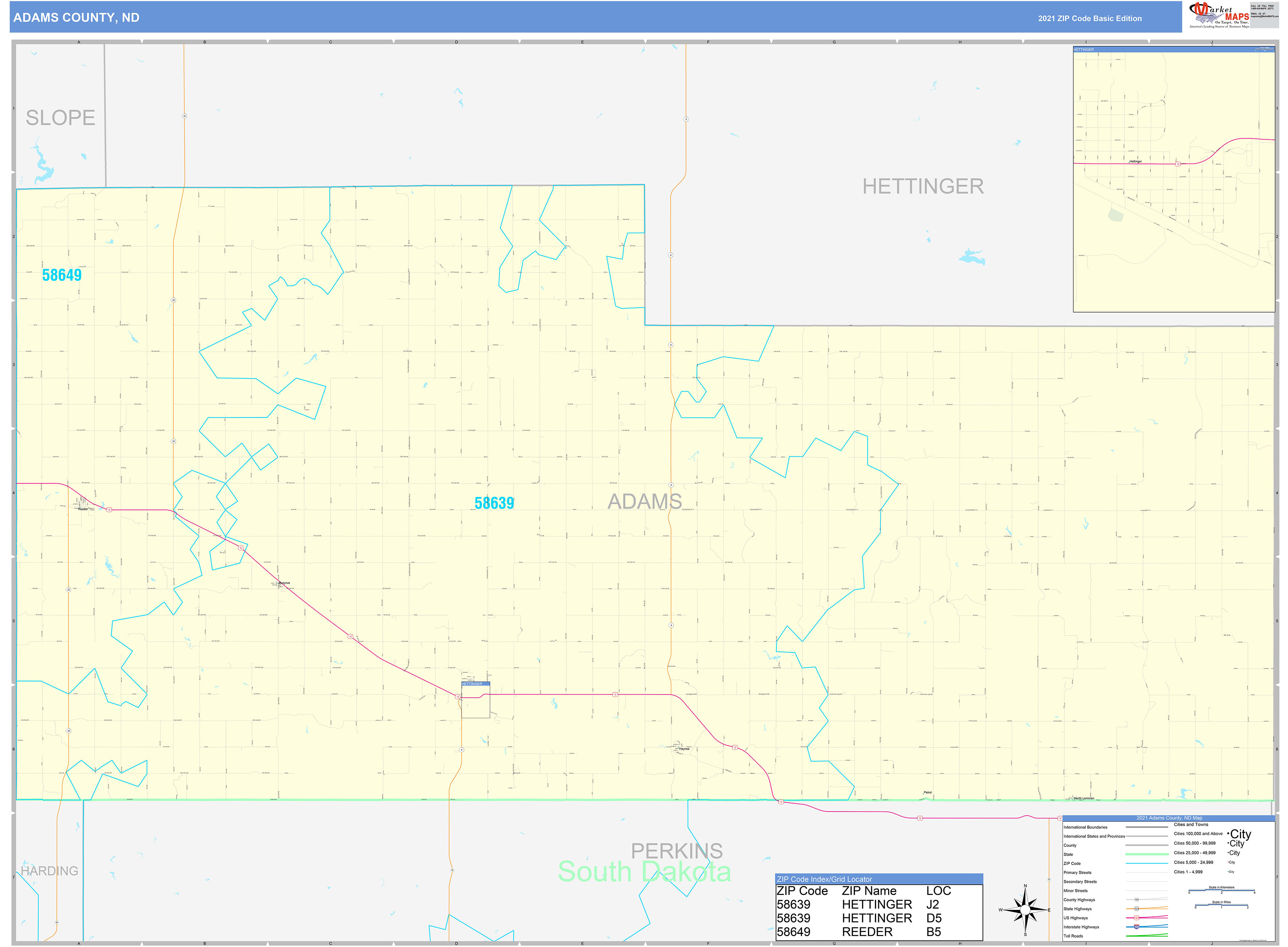 Adams County Zip Code Map Map of world