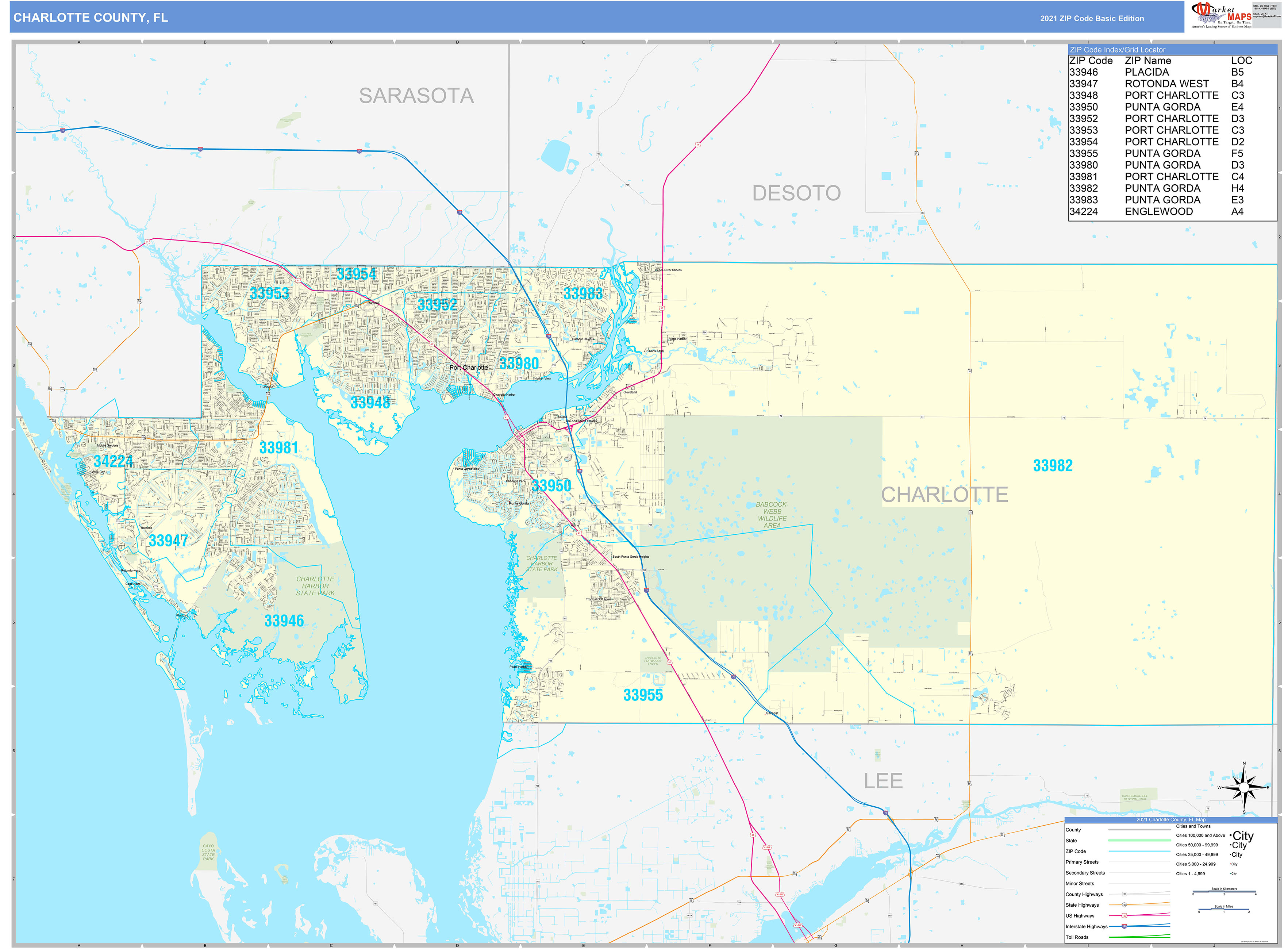 Port Charlotte Zip Code Map - Map