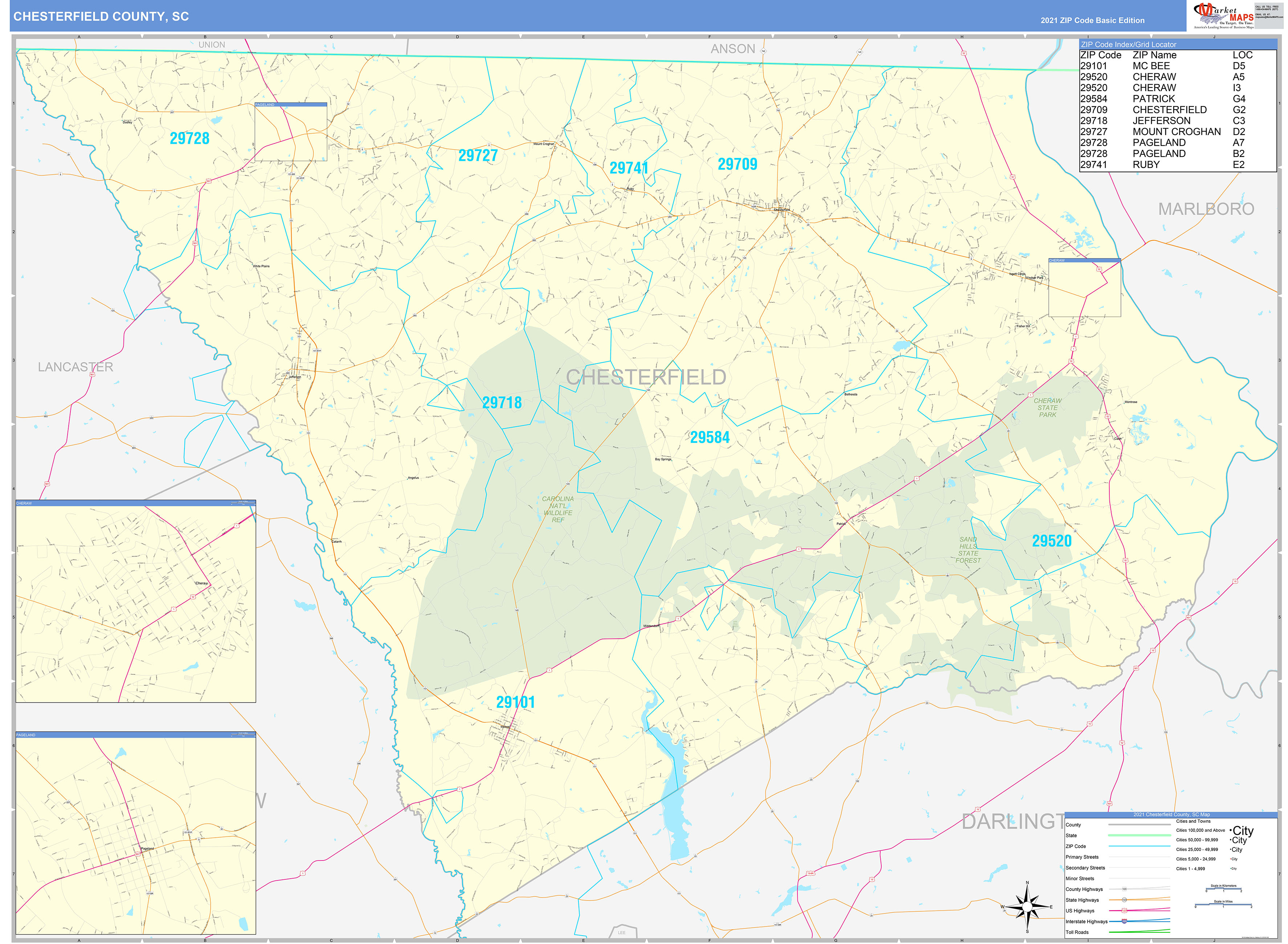 Chesterfield County Map