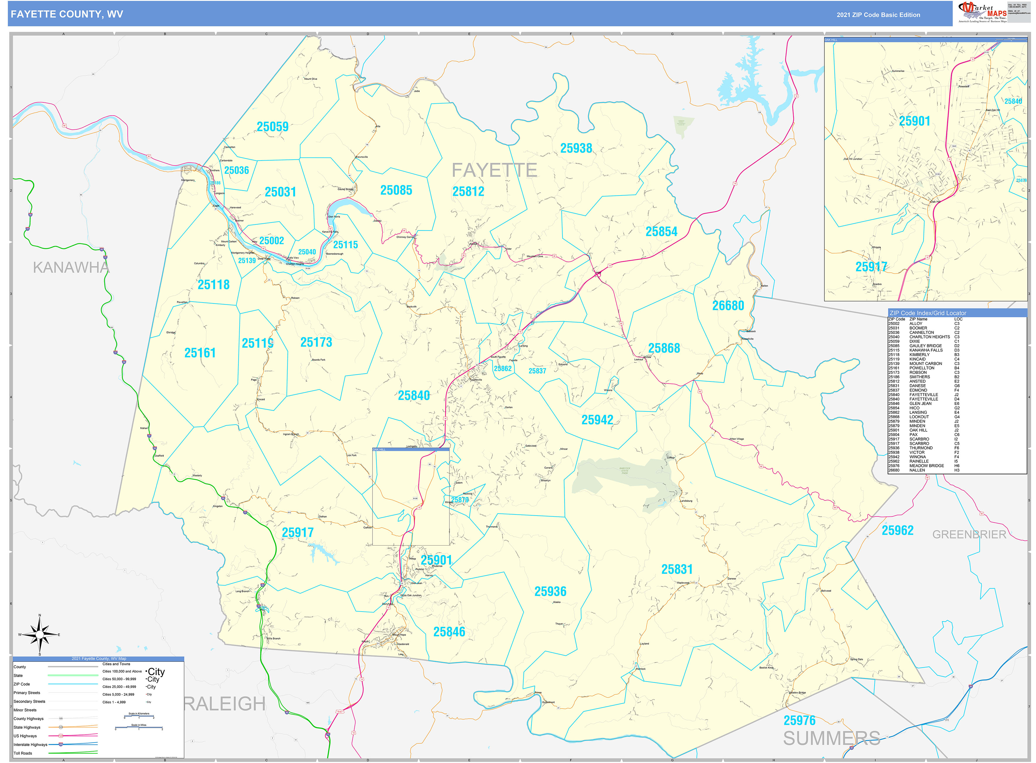 Fayette Co Ky Zip Code Map