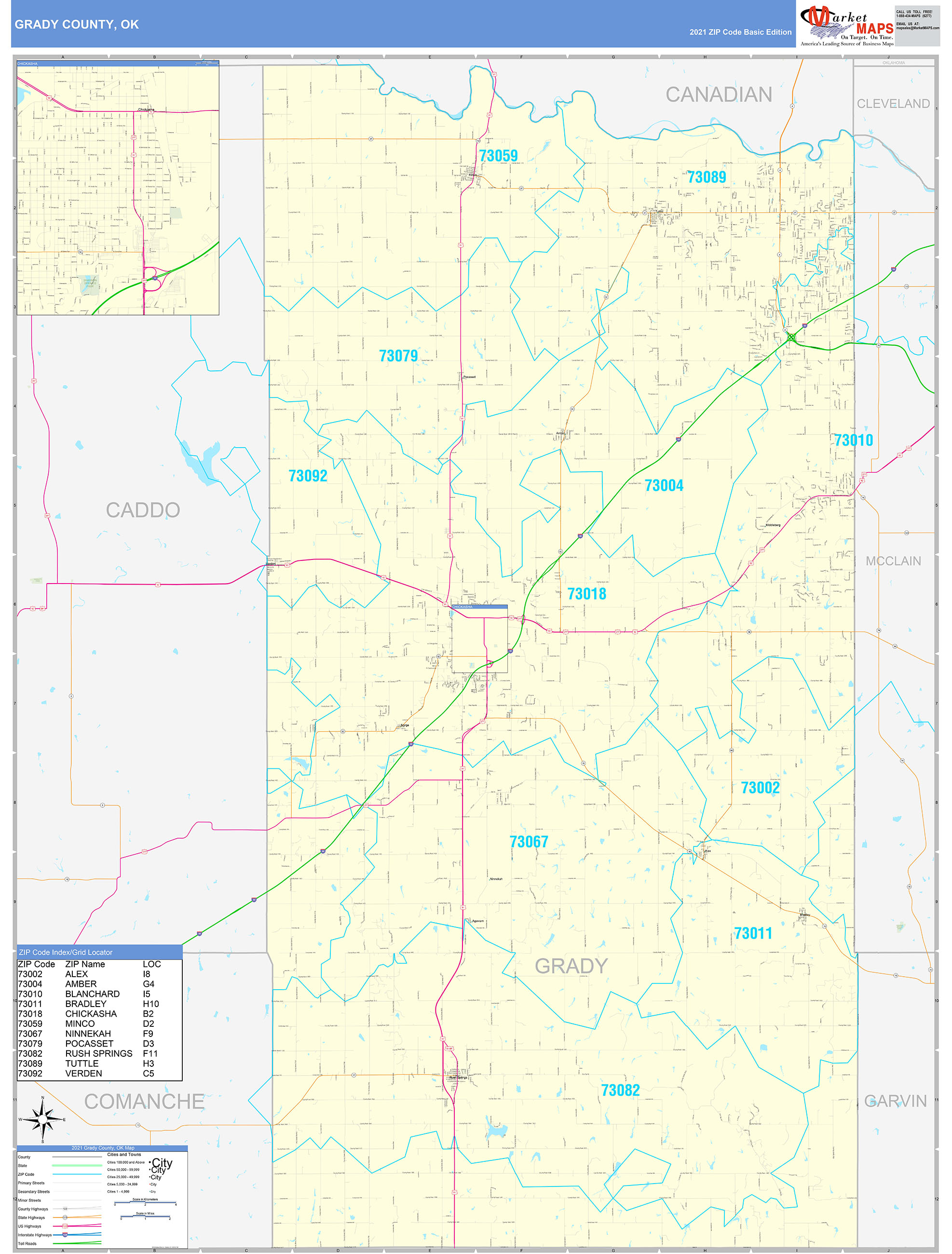 Map Of Grady County Oklahoma vrogue.co