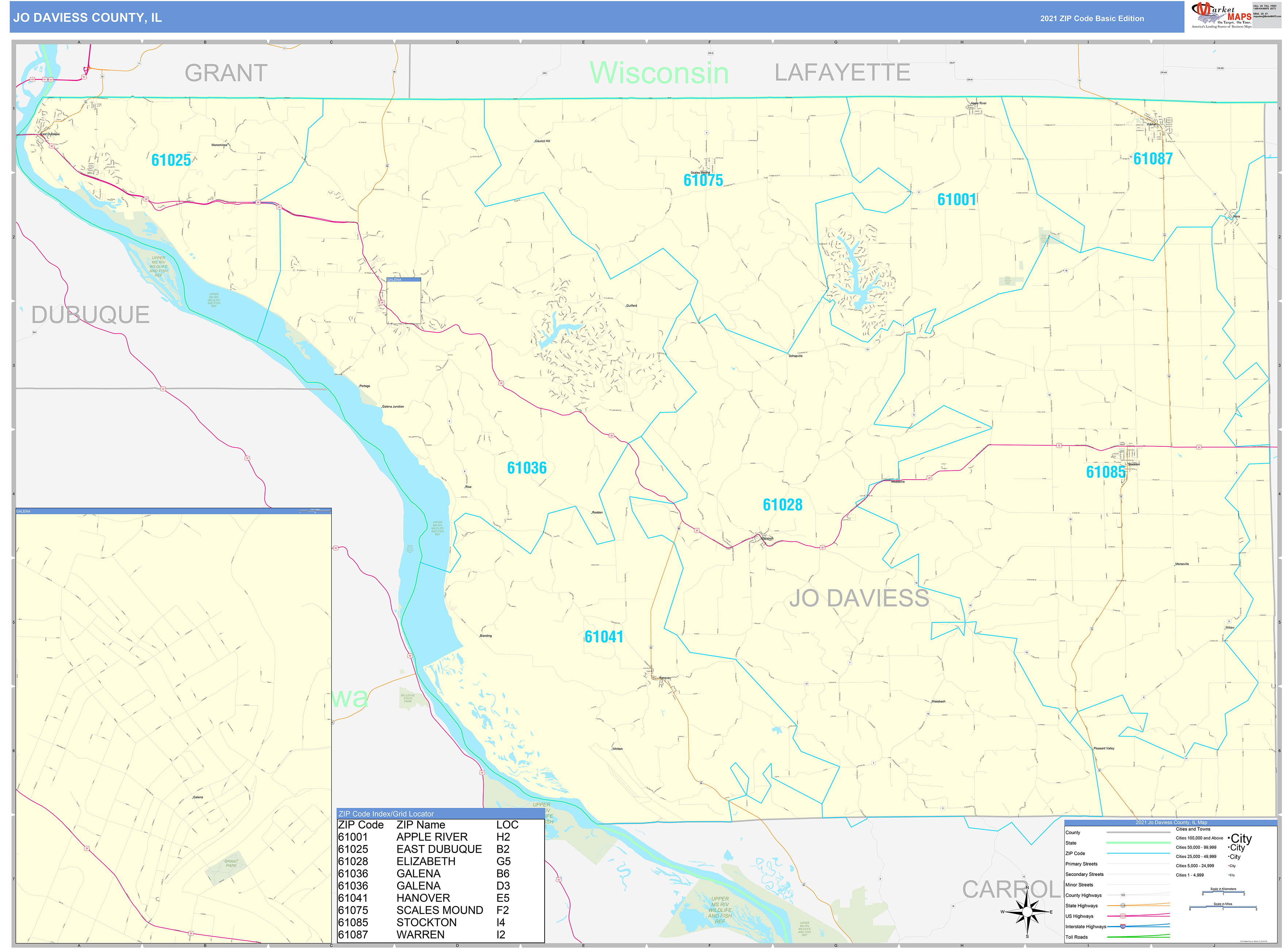 Daviess County Zip Code Map