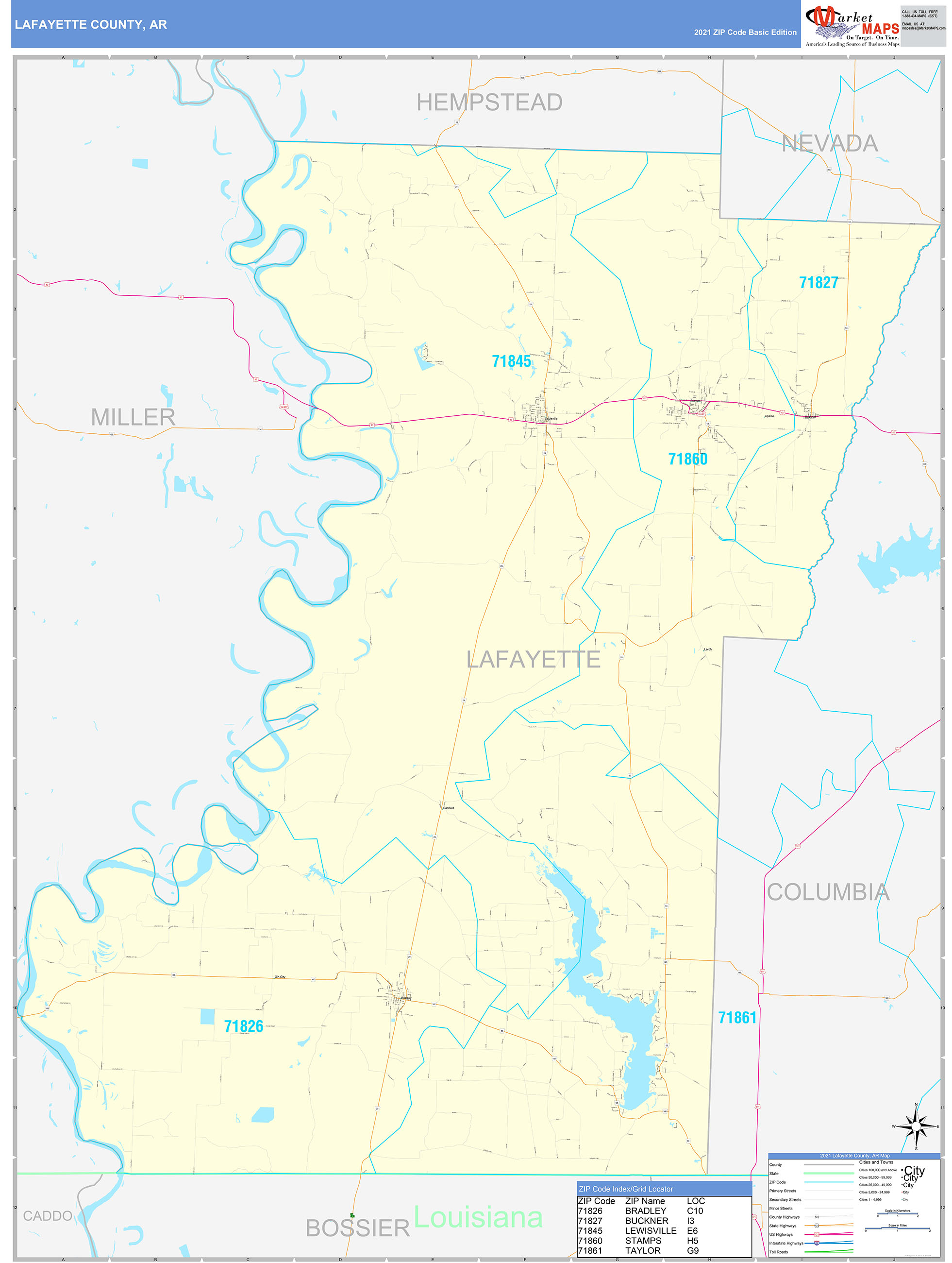 Lafayette Louisiana Zip Code Map
