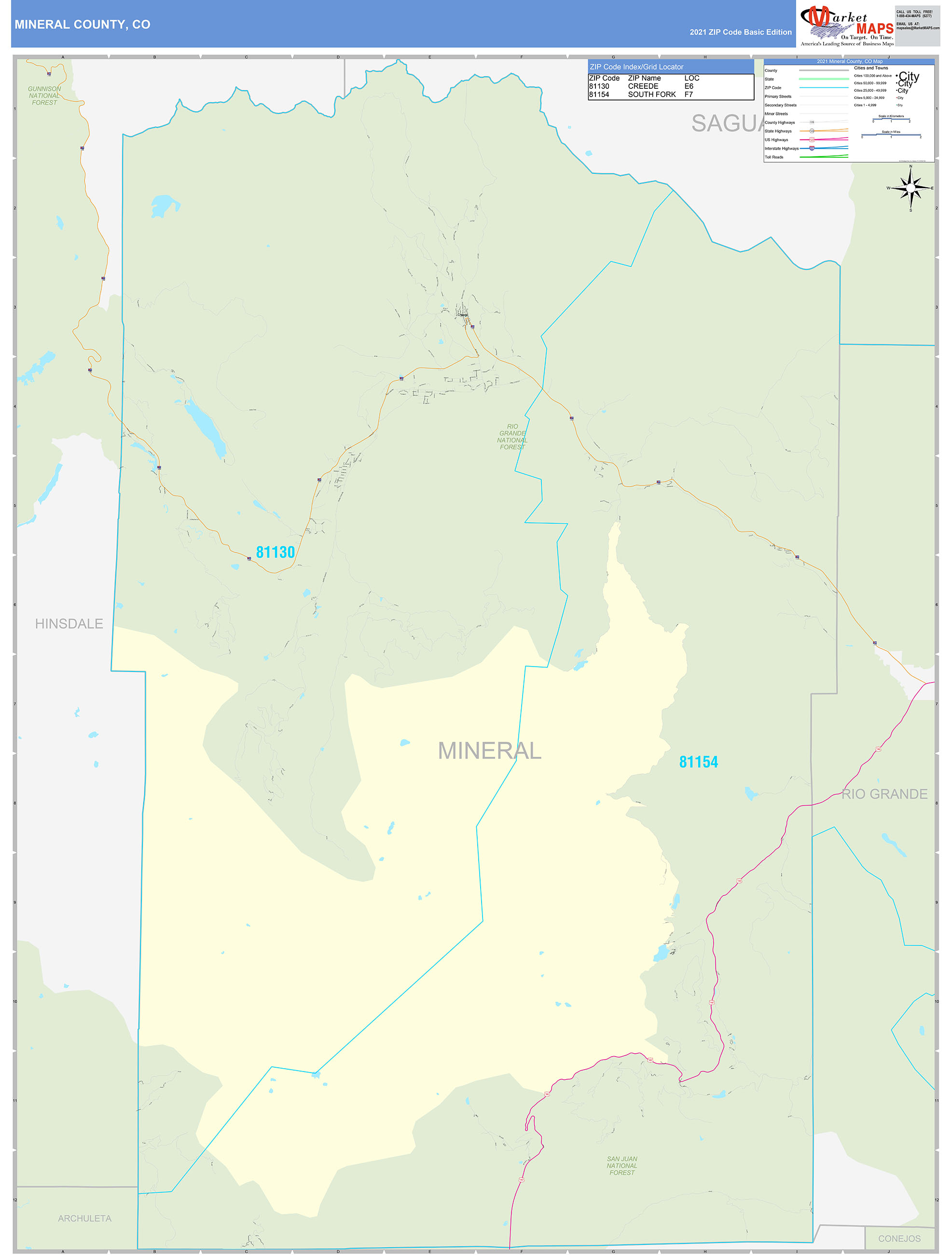 Mineralwells Zip Codes Map