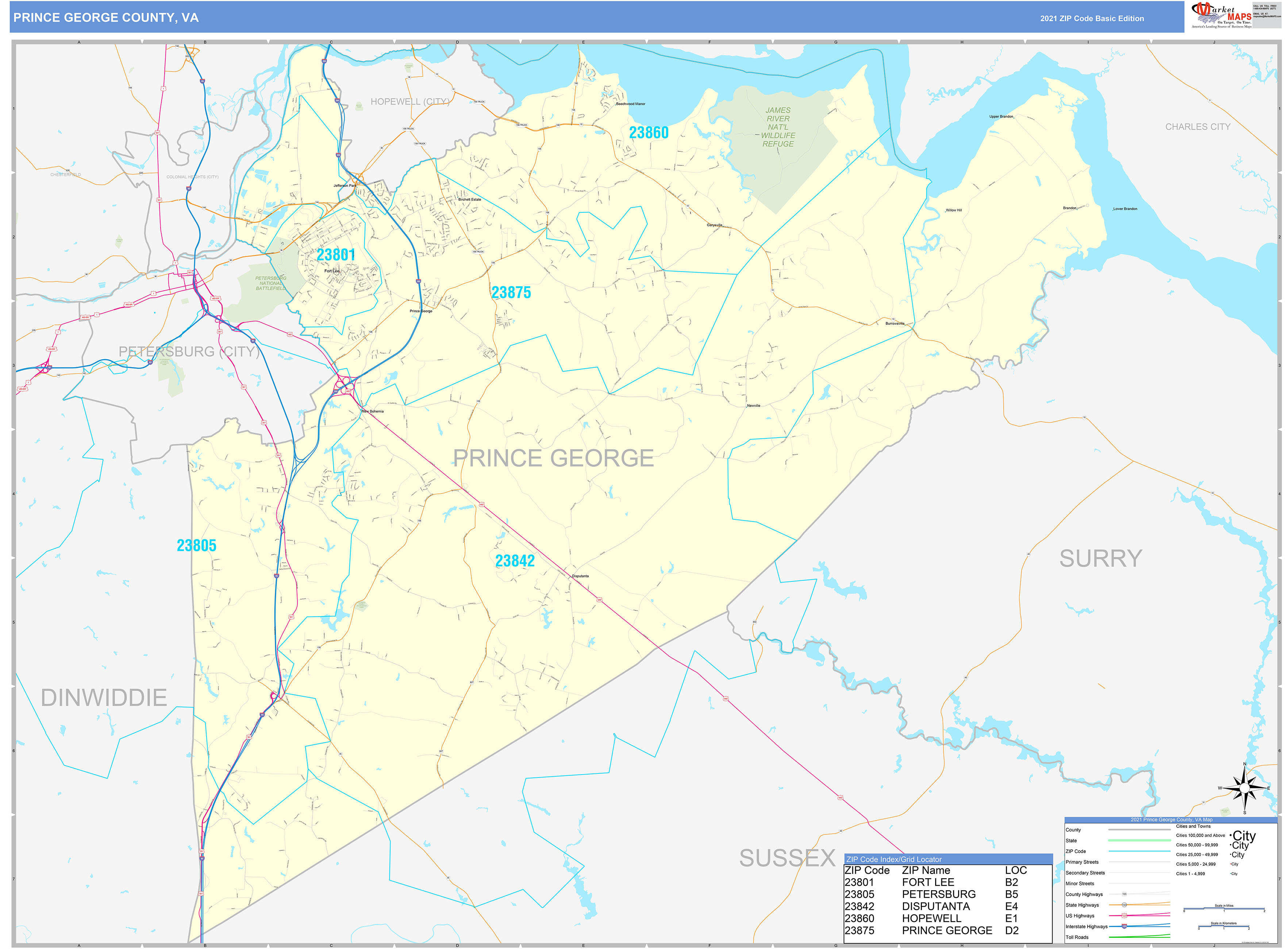 Pg County Zip Code Map United States Map