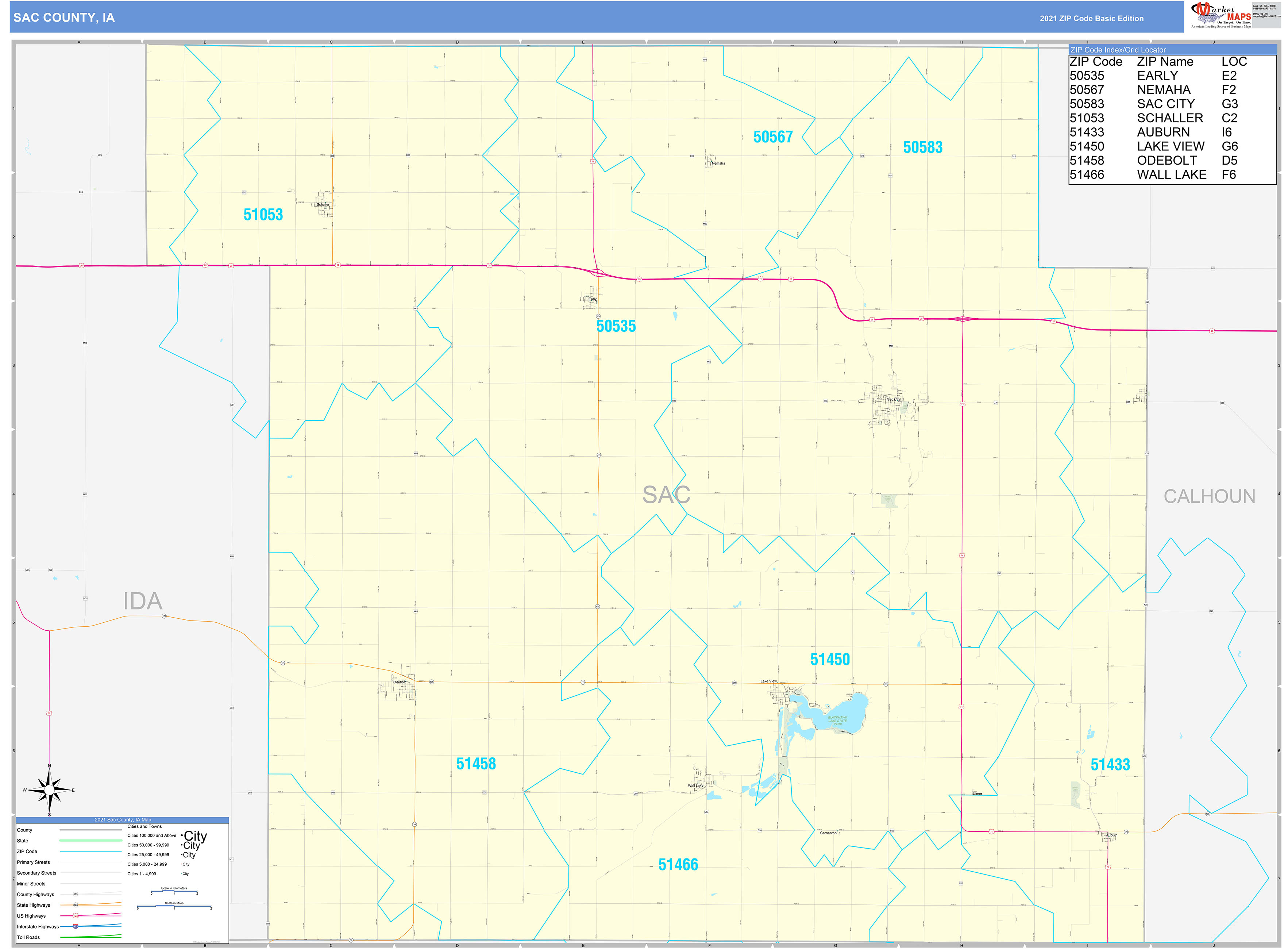 Sac Zip Code Map Iowa Sac County Zip Codes vrogue.co
