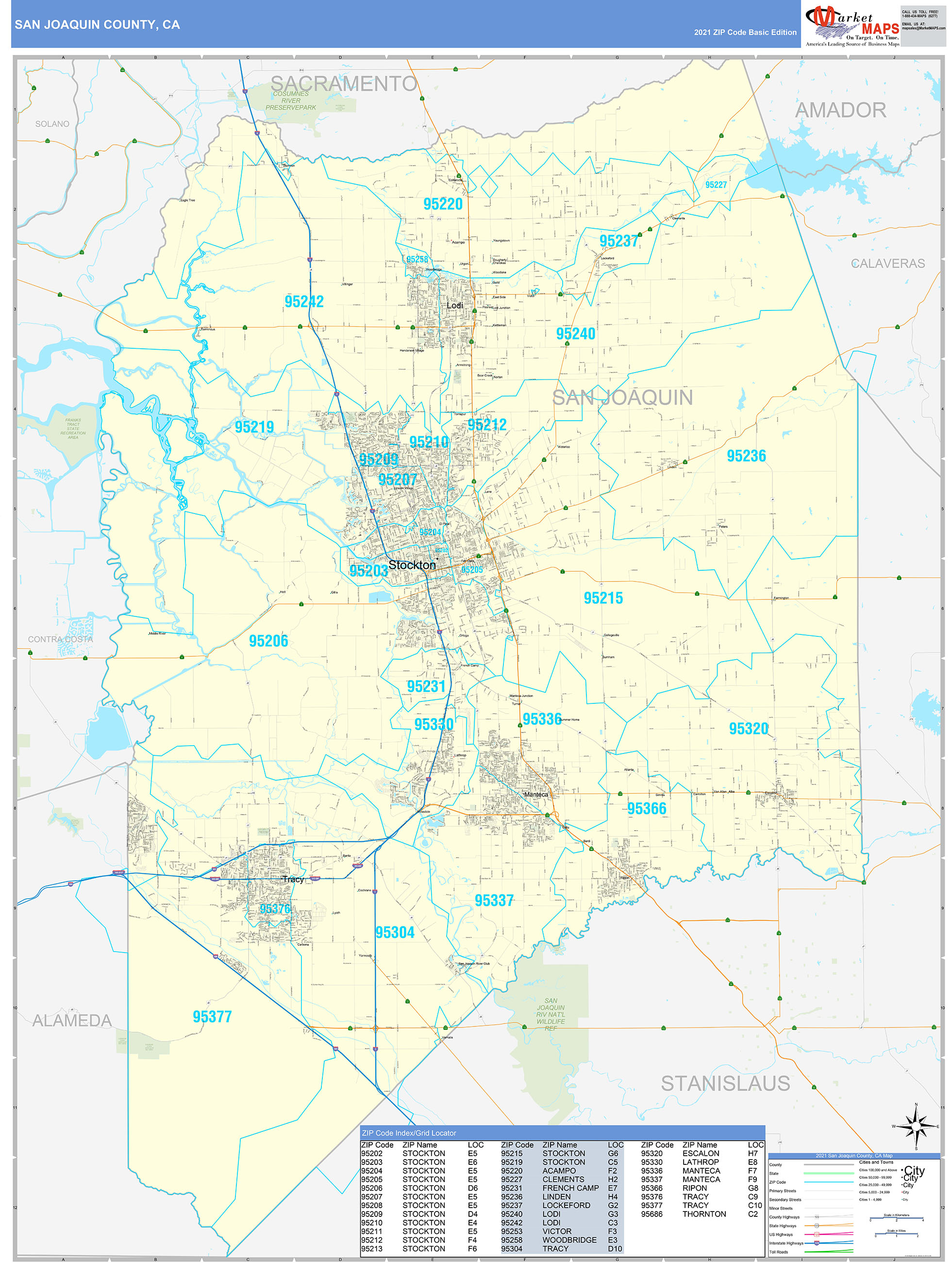 Amtrak San Joaquin Map