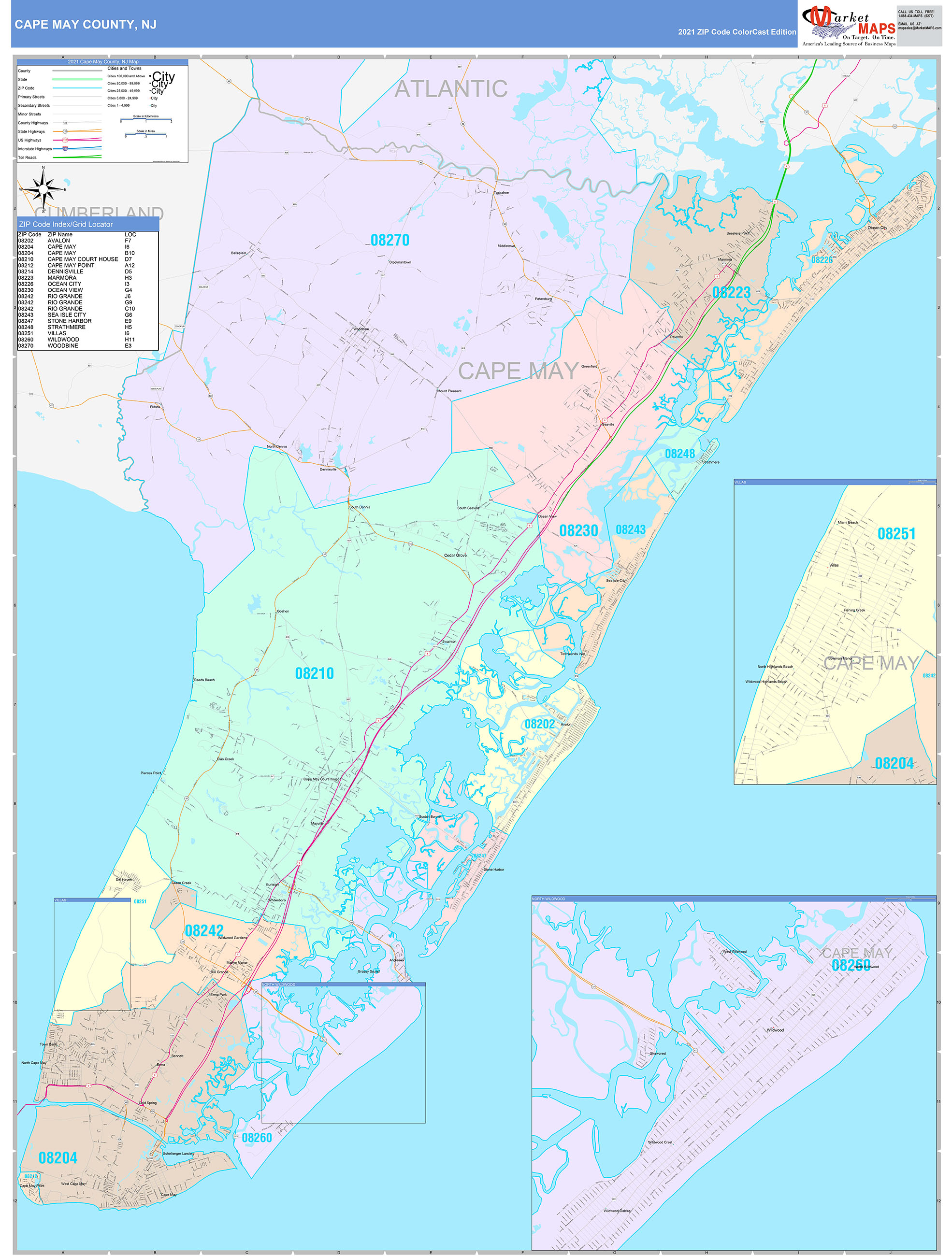 Cape May Zip Code Map Map Of World 3017