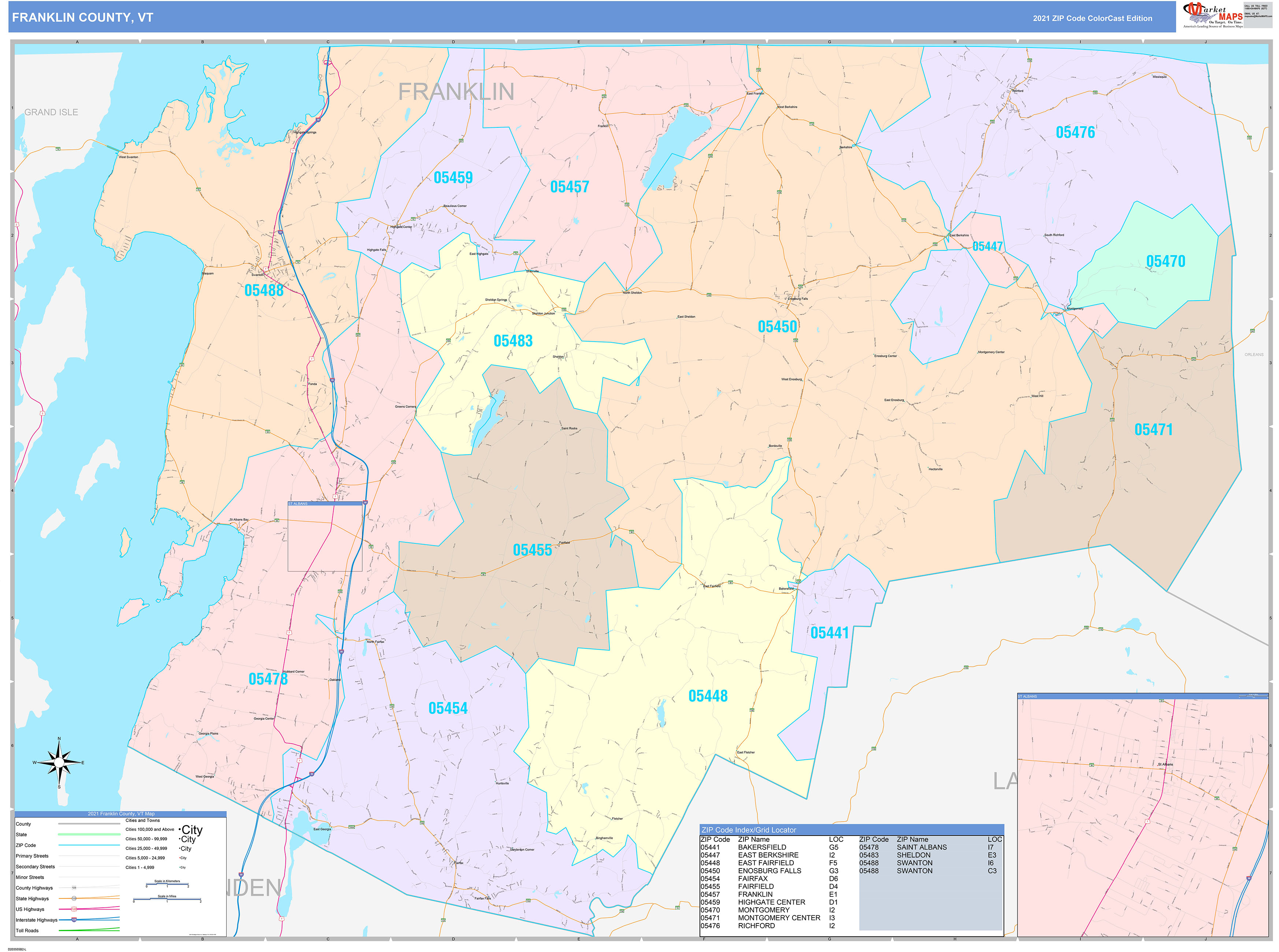 Franklin County Va Wall Map Color Cast Style By Marketmaps Images and