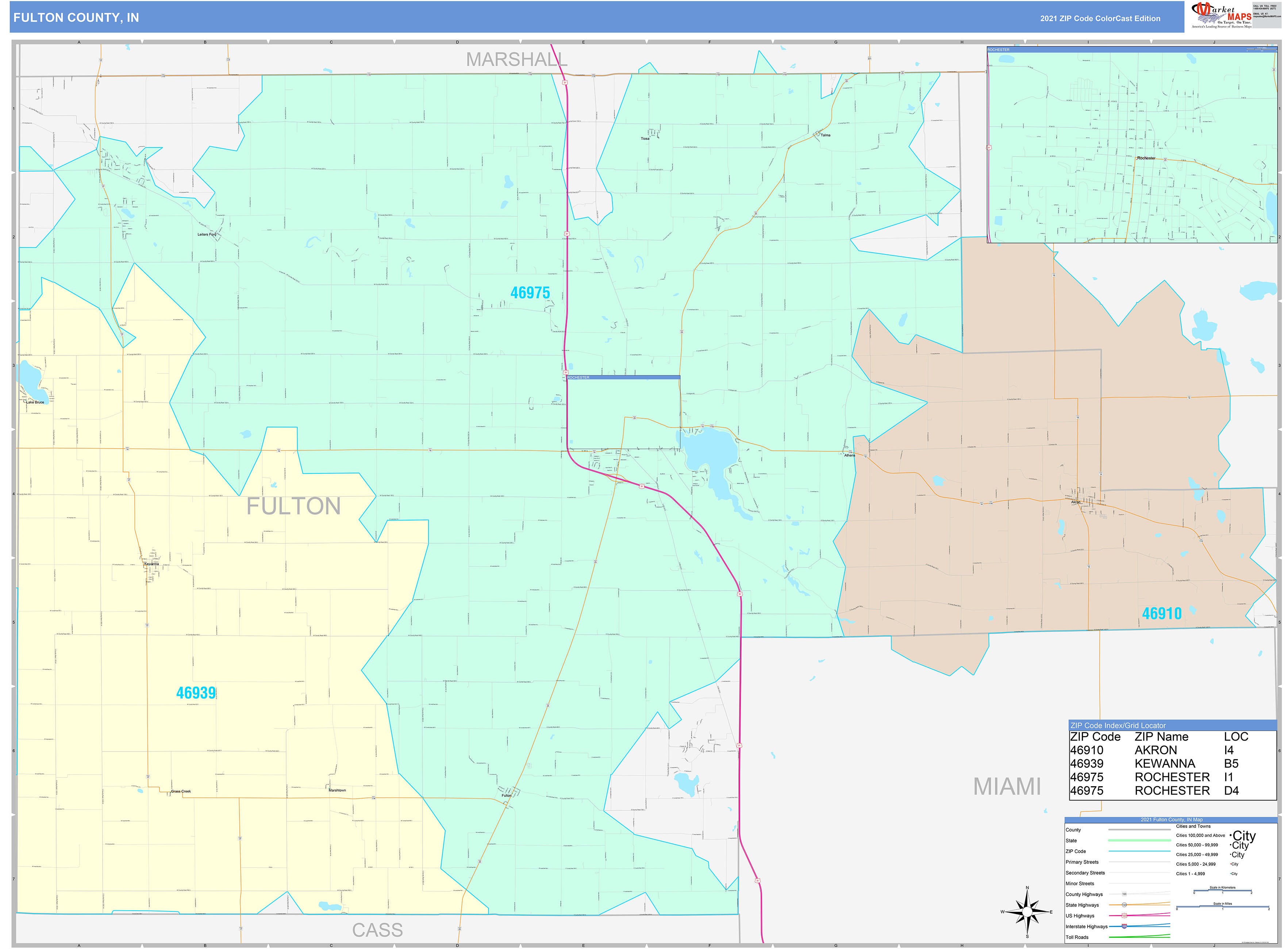 Fulton County Map