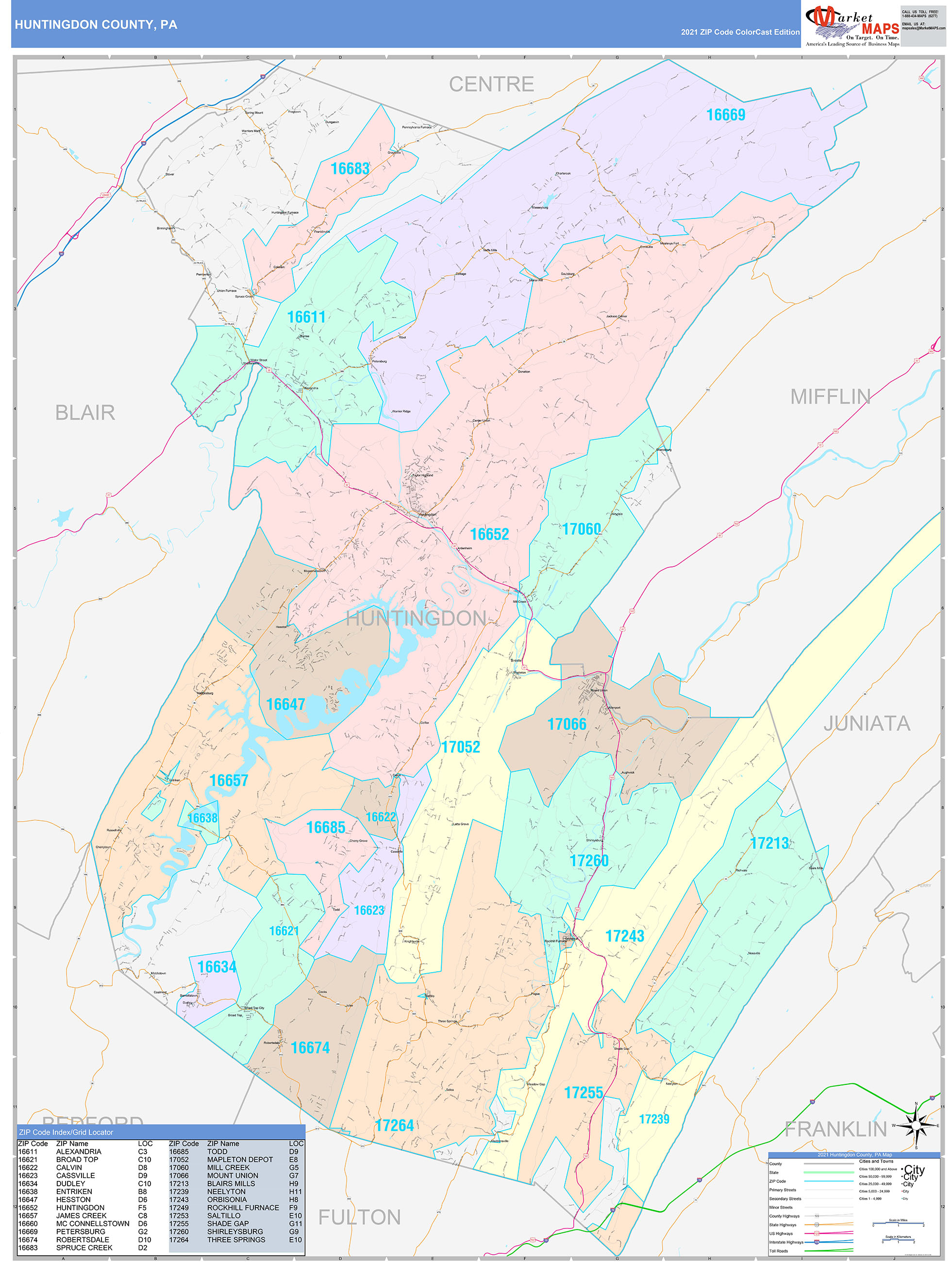 Lackawanna County Pa Wall Map Color Cast Style By Marketmaps Mapsales