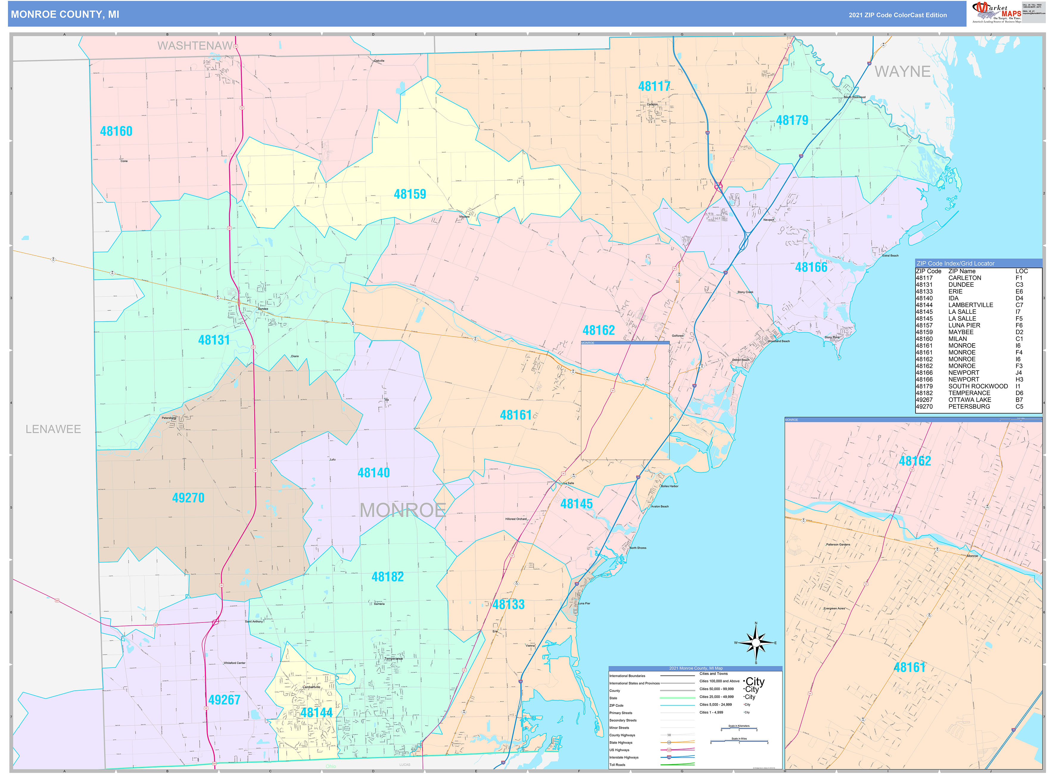 monroe township is in what county