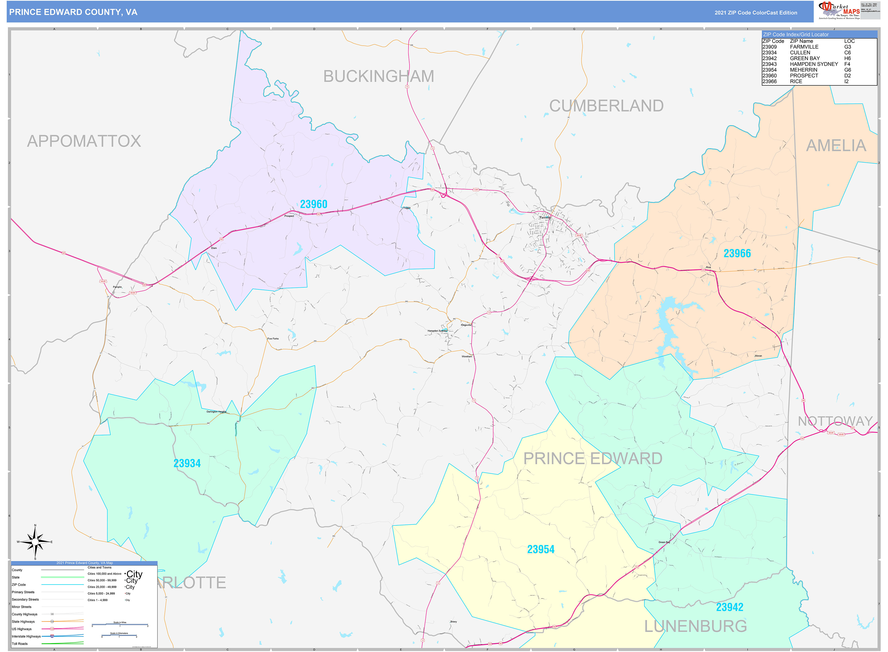 Prince William County Zip Code Map