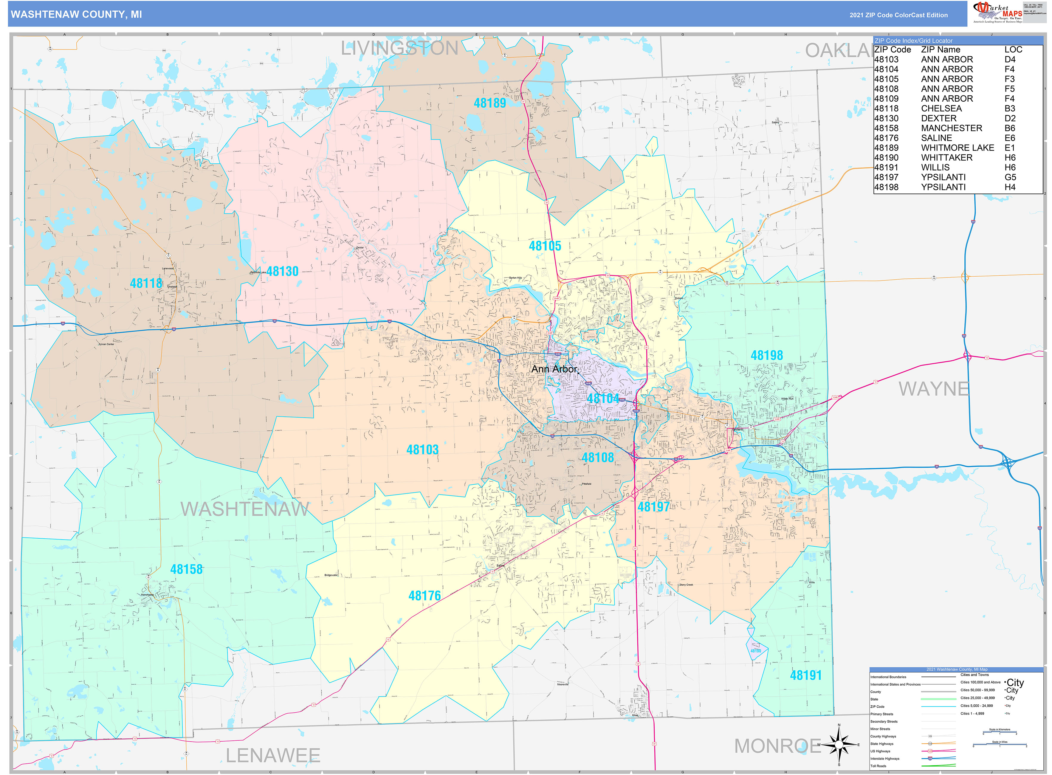 washtenaw county central assignment phone number