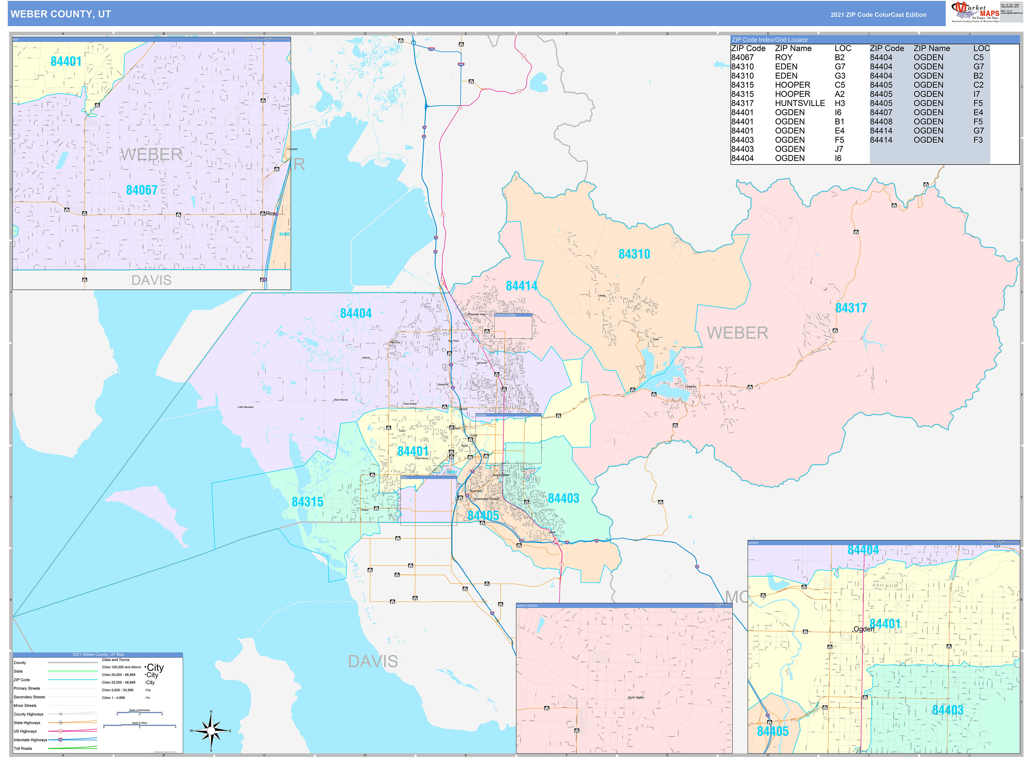 Weber County Map