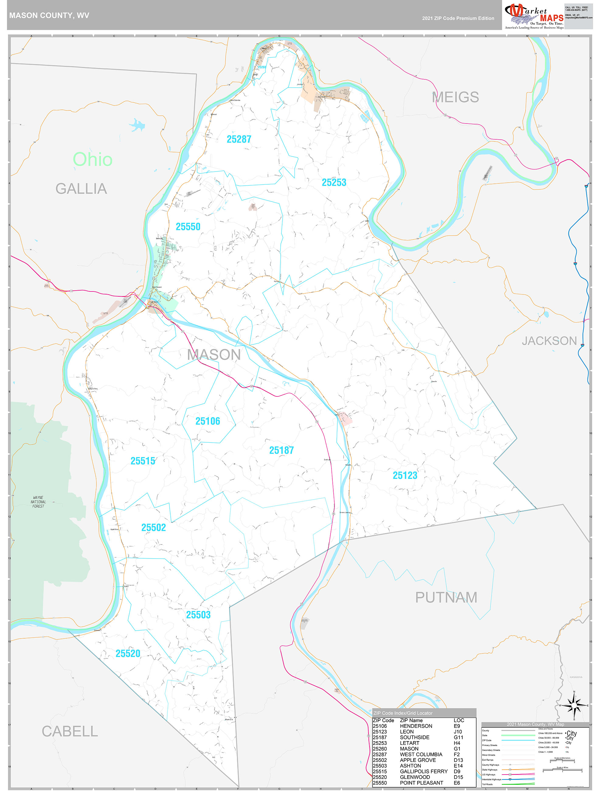 Mason County Fire District Map
