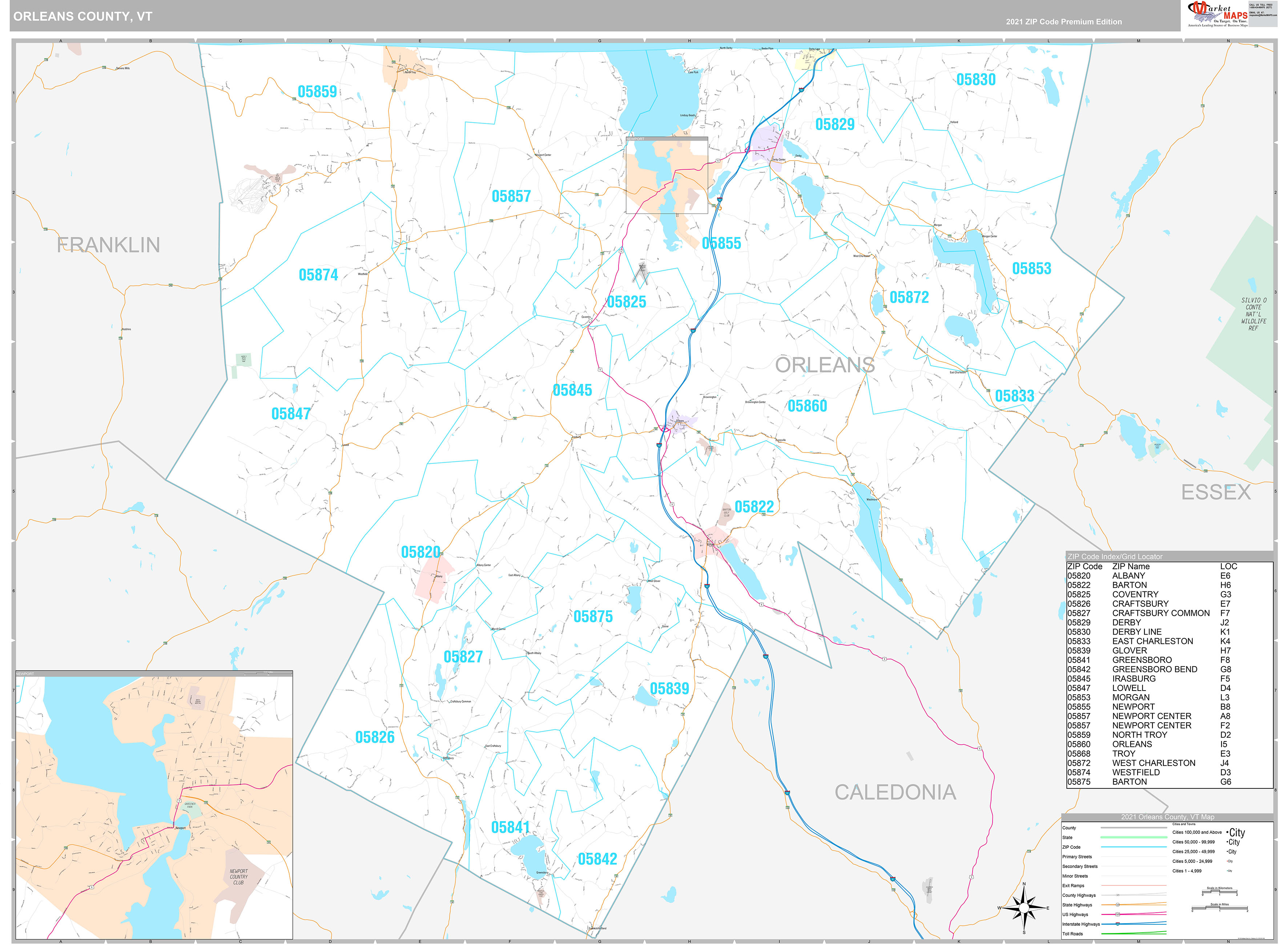 Orleans County La Wall Map Premium Style By Marketmap vrogue.co