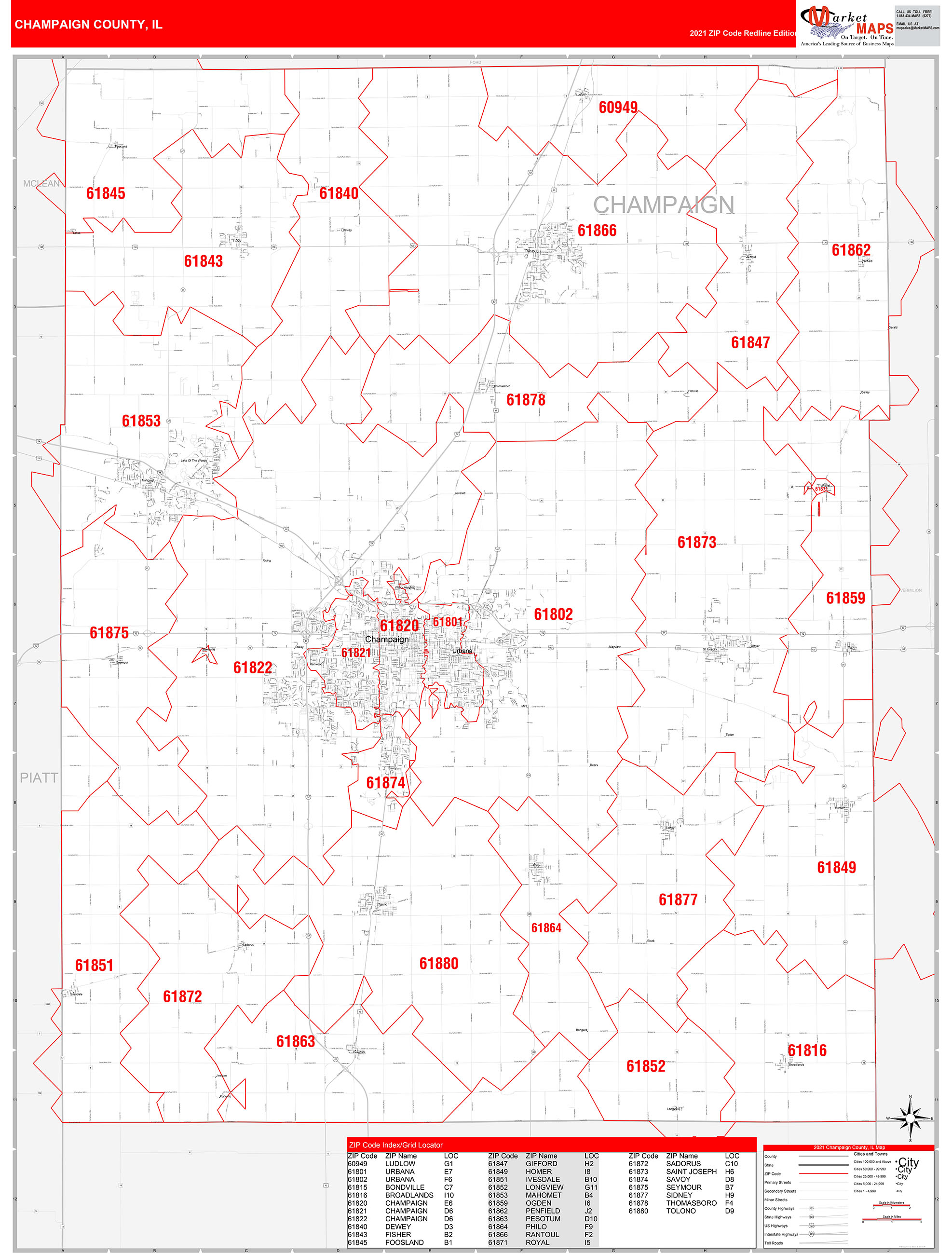 champaign-county-il-zip-code-wall-map-red-line-style-by-marketmaps