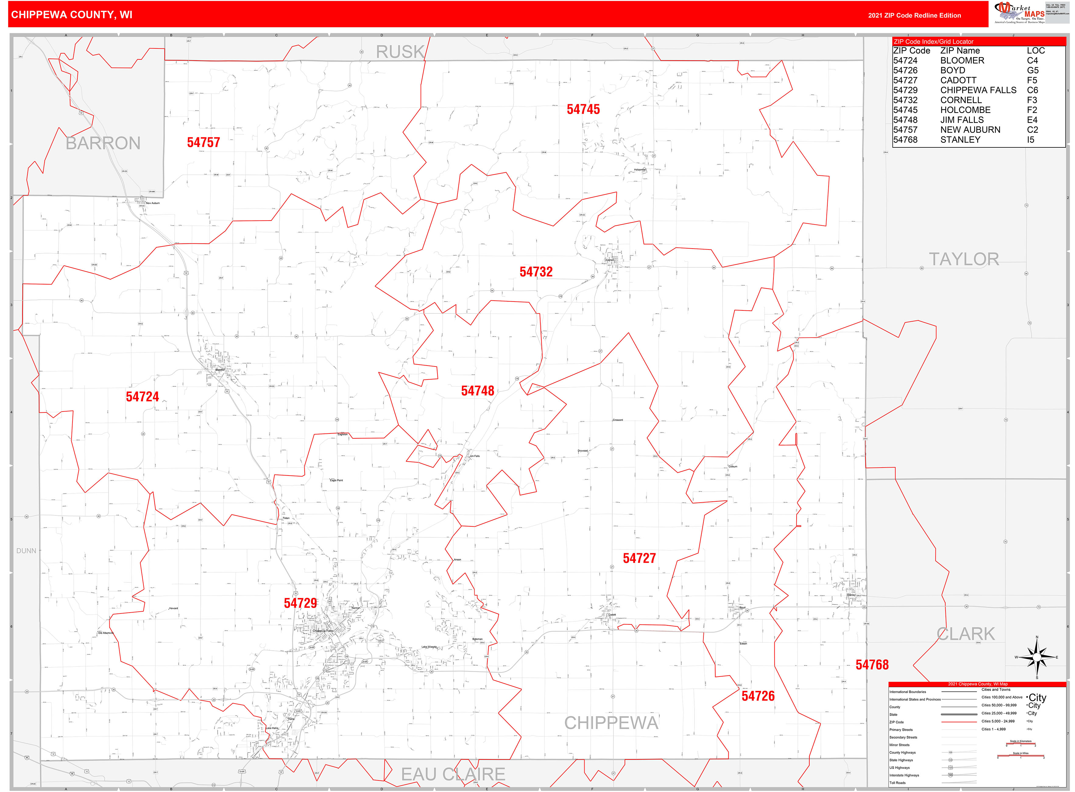 Chippewa Falls Wi Zip Code Map vrogue.co