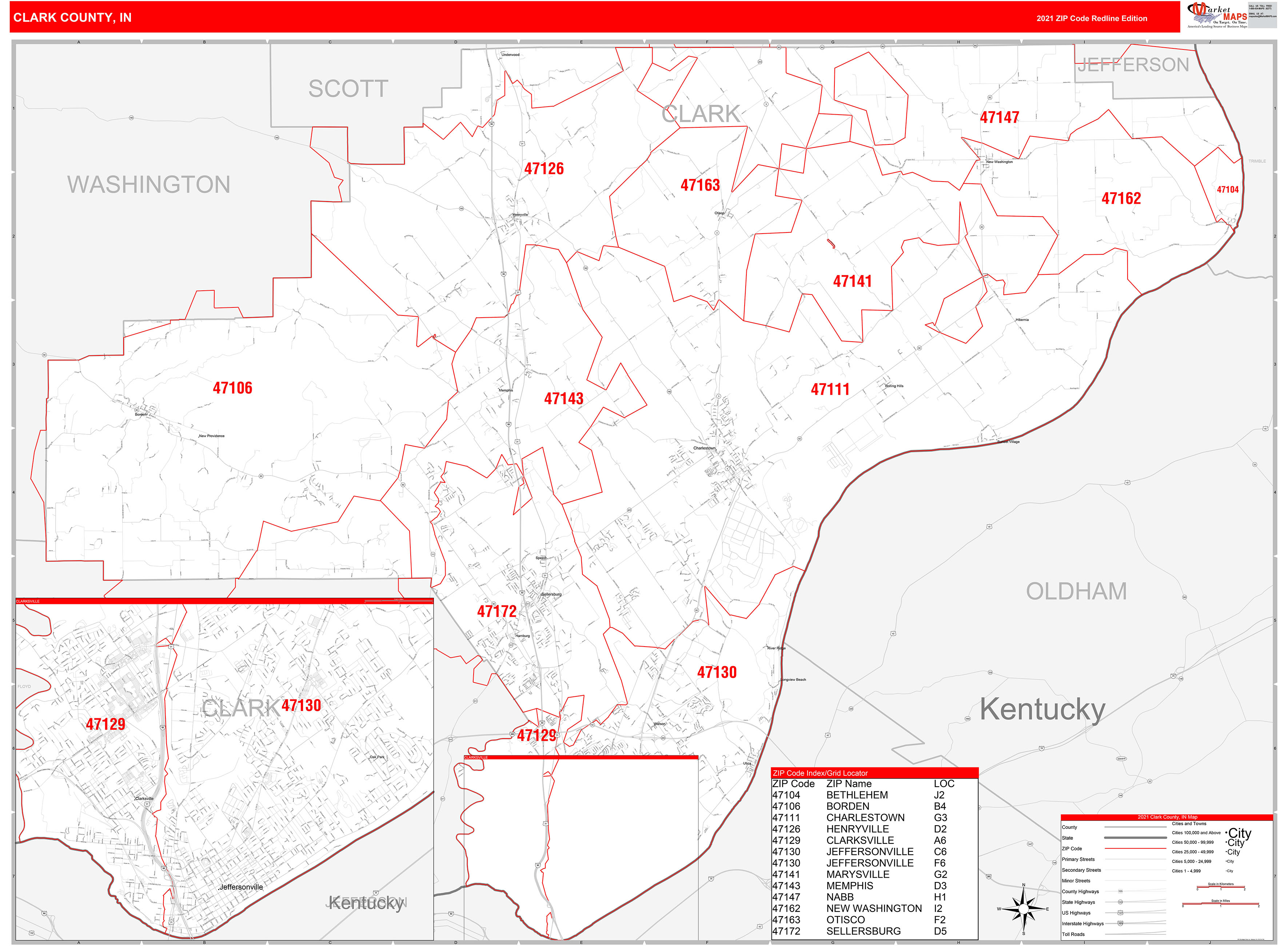 Clark County Zip Code Map Washington United States Map