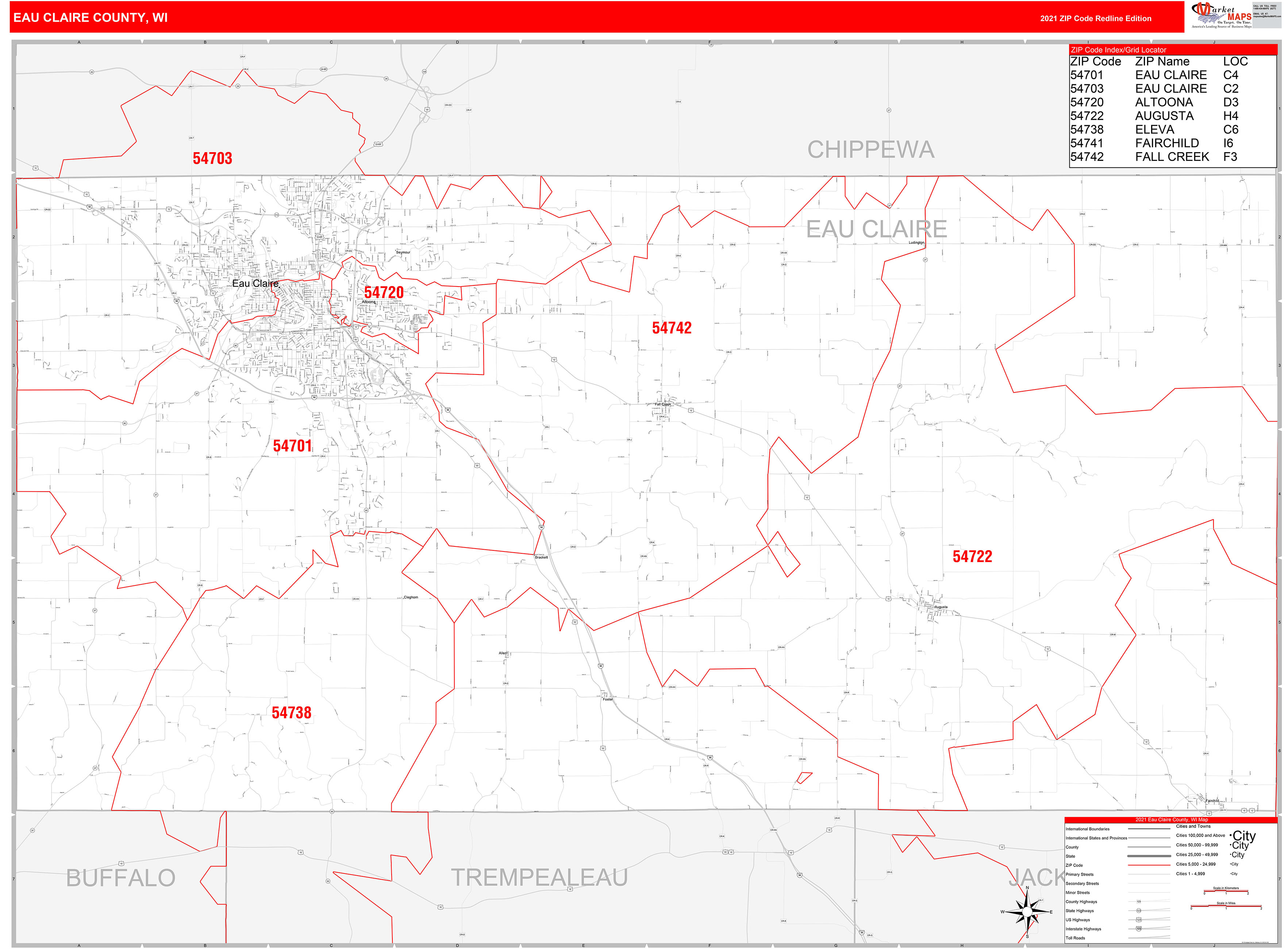 eau-claire-county-wi-zip-code-wall-map-red-line-style-by-marketmaps