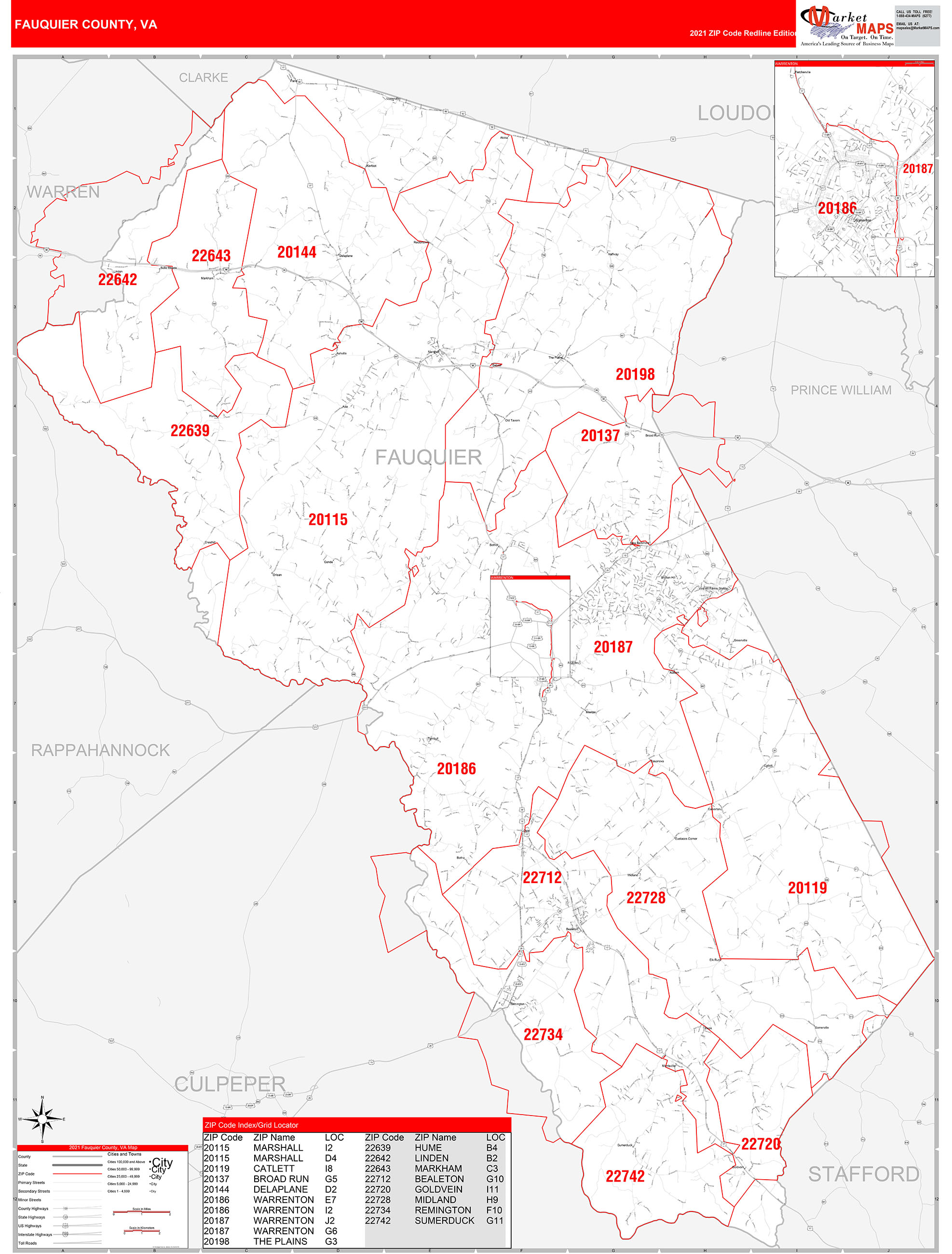 Fauquier County Map