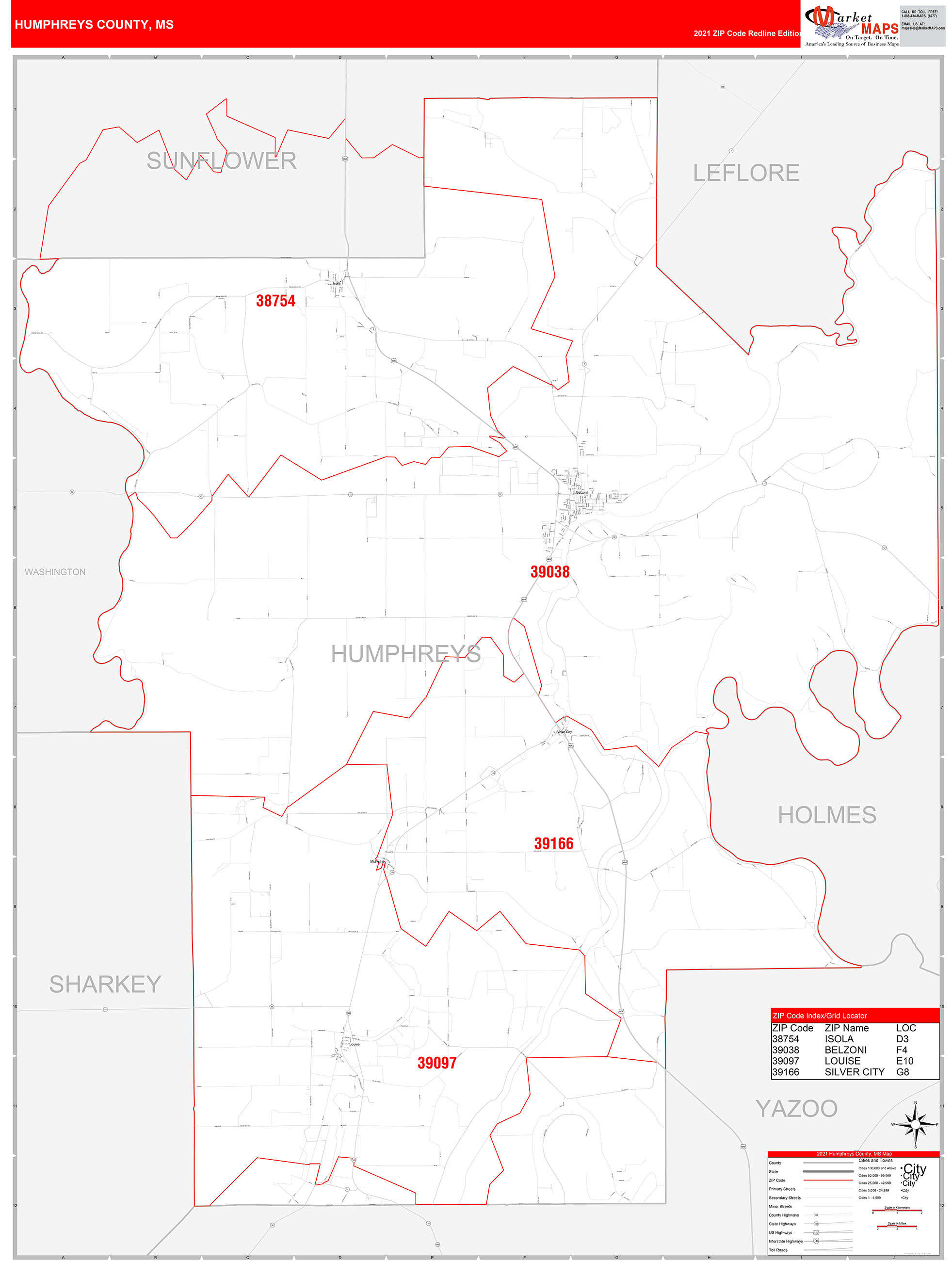 Humphreys County Tennessee Digital Zip Code Map vrogue.co